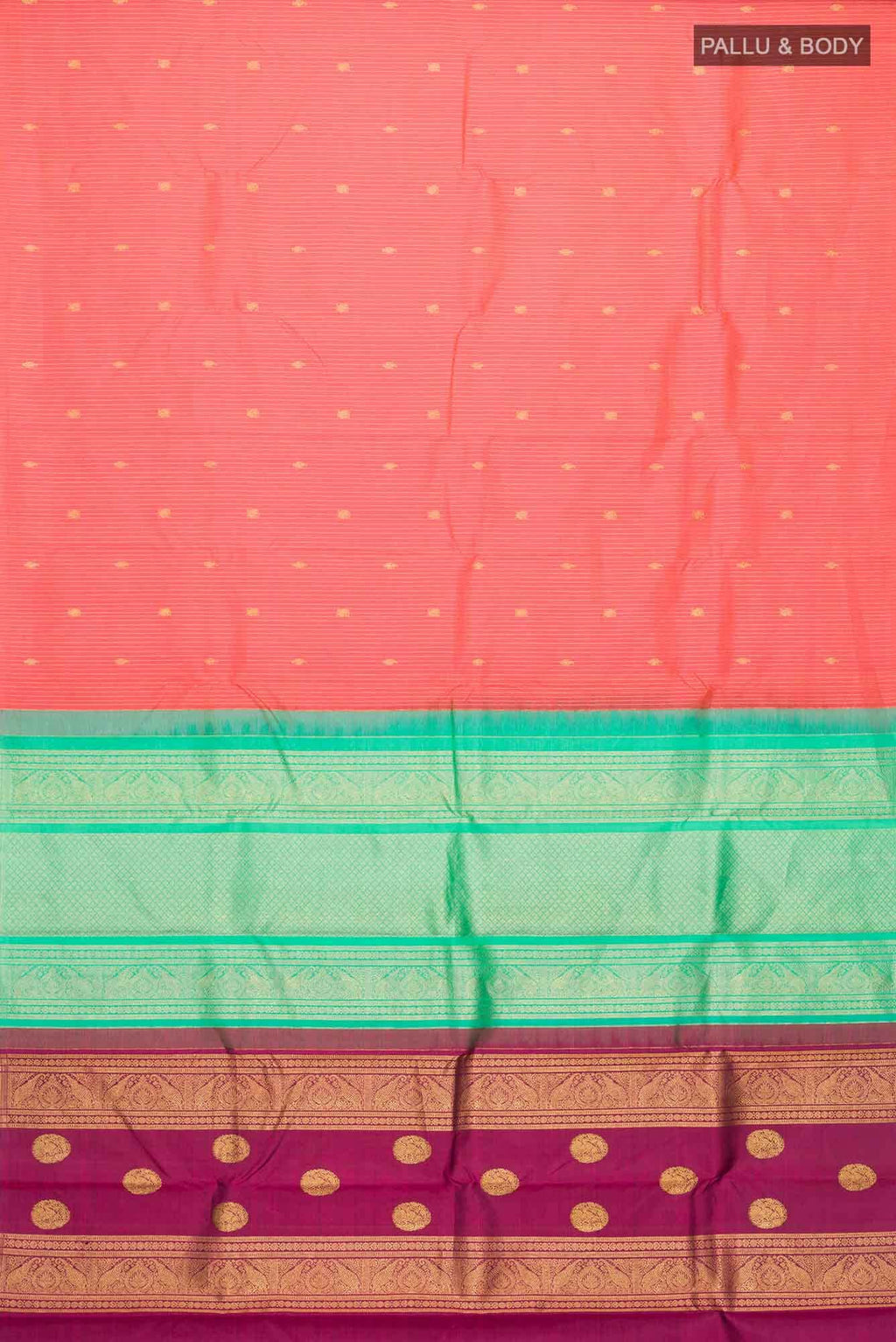 Pink Kanchipuram Silk Saree