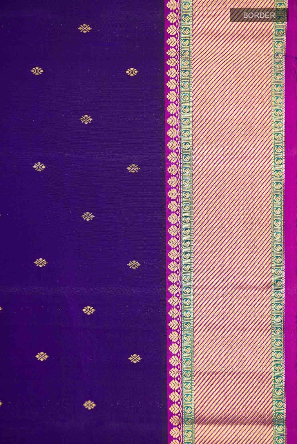Blue Kanchipuram Silk Saree