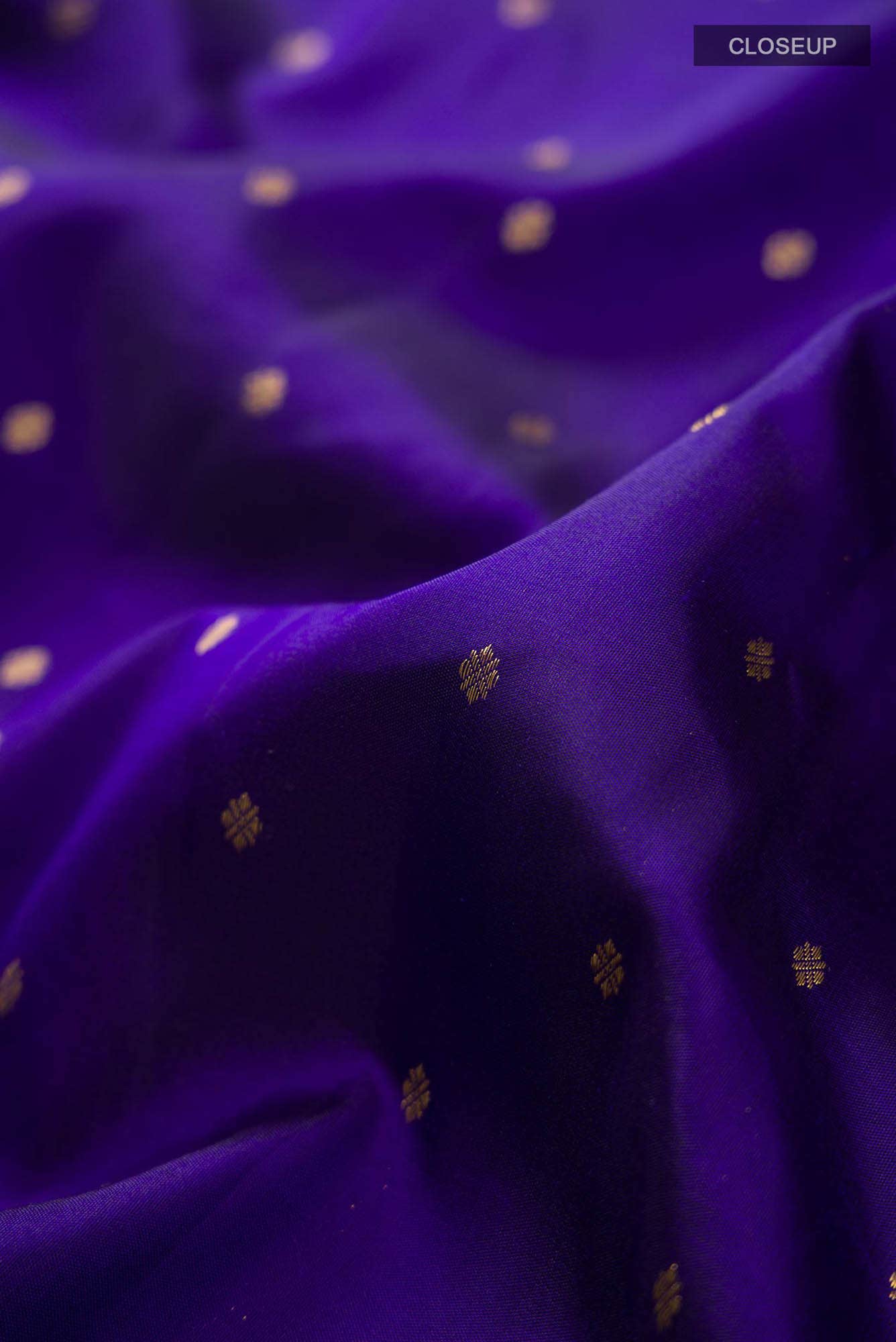 Blue Kanchipuram Silk Saree