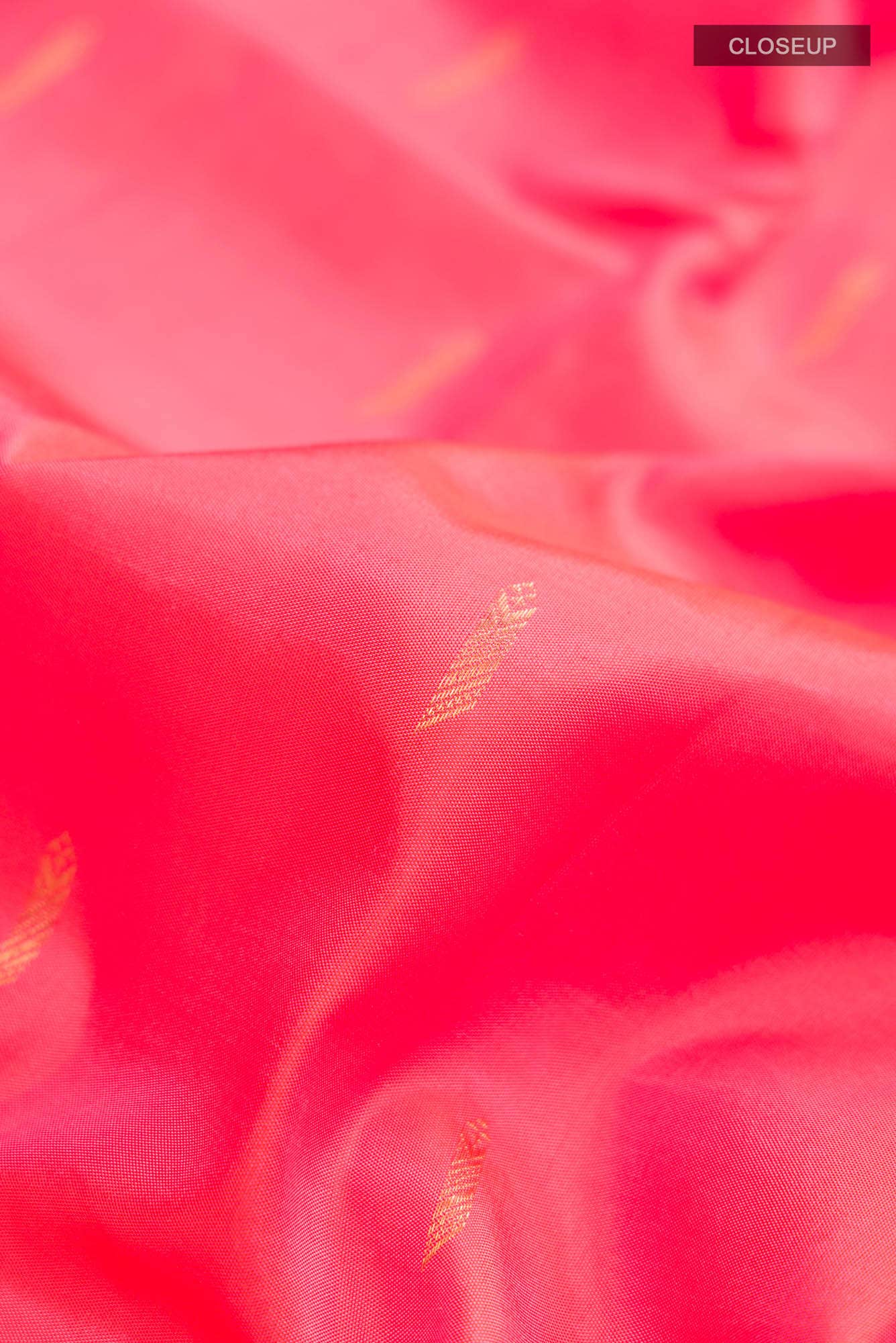 Orange Kanchipuram Silk Saree