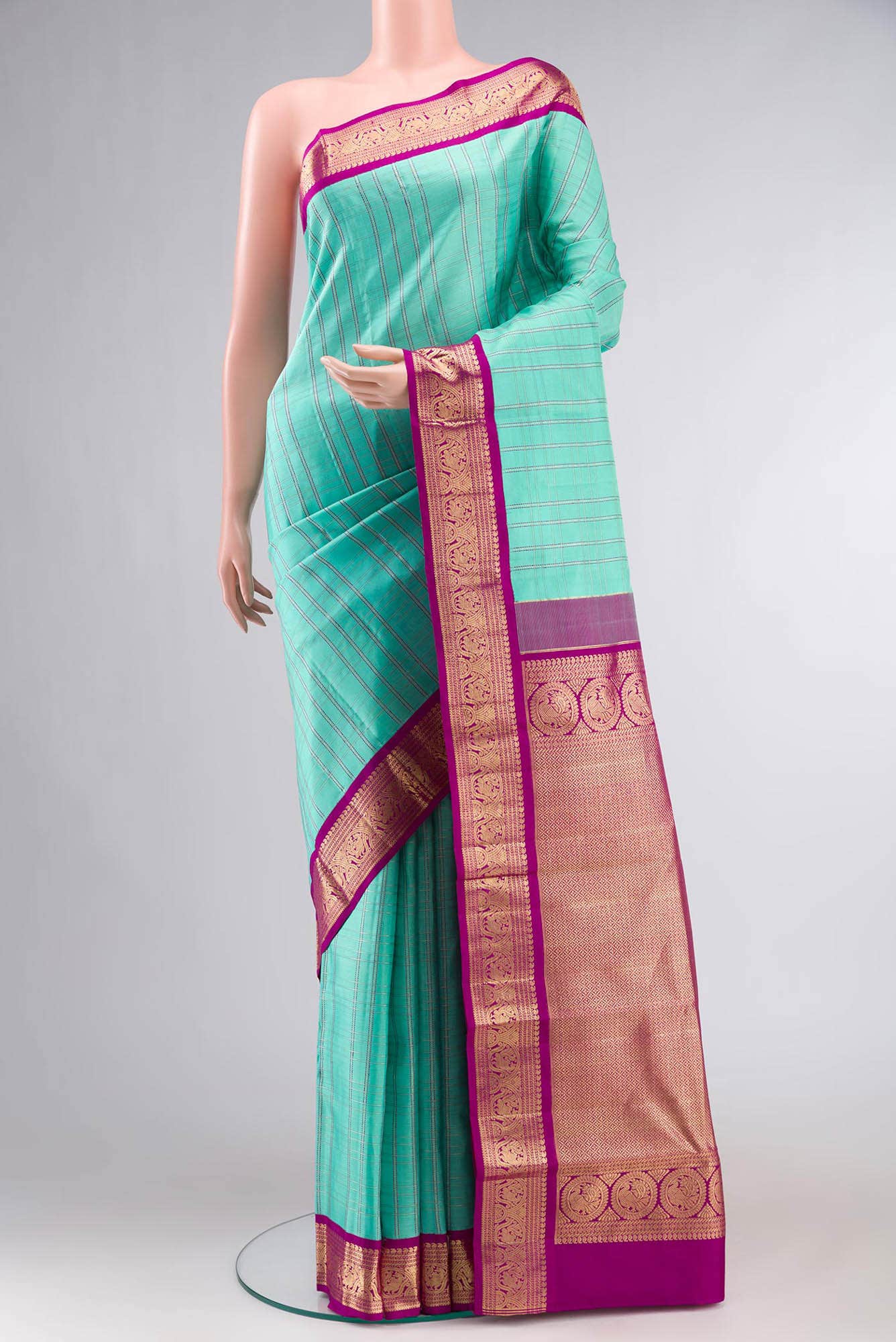 Green Kanchipuram Silk Saree