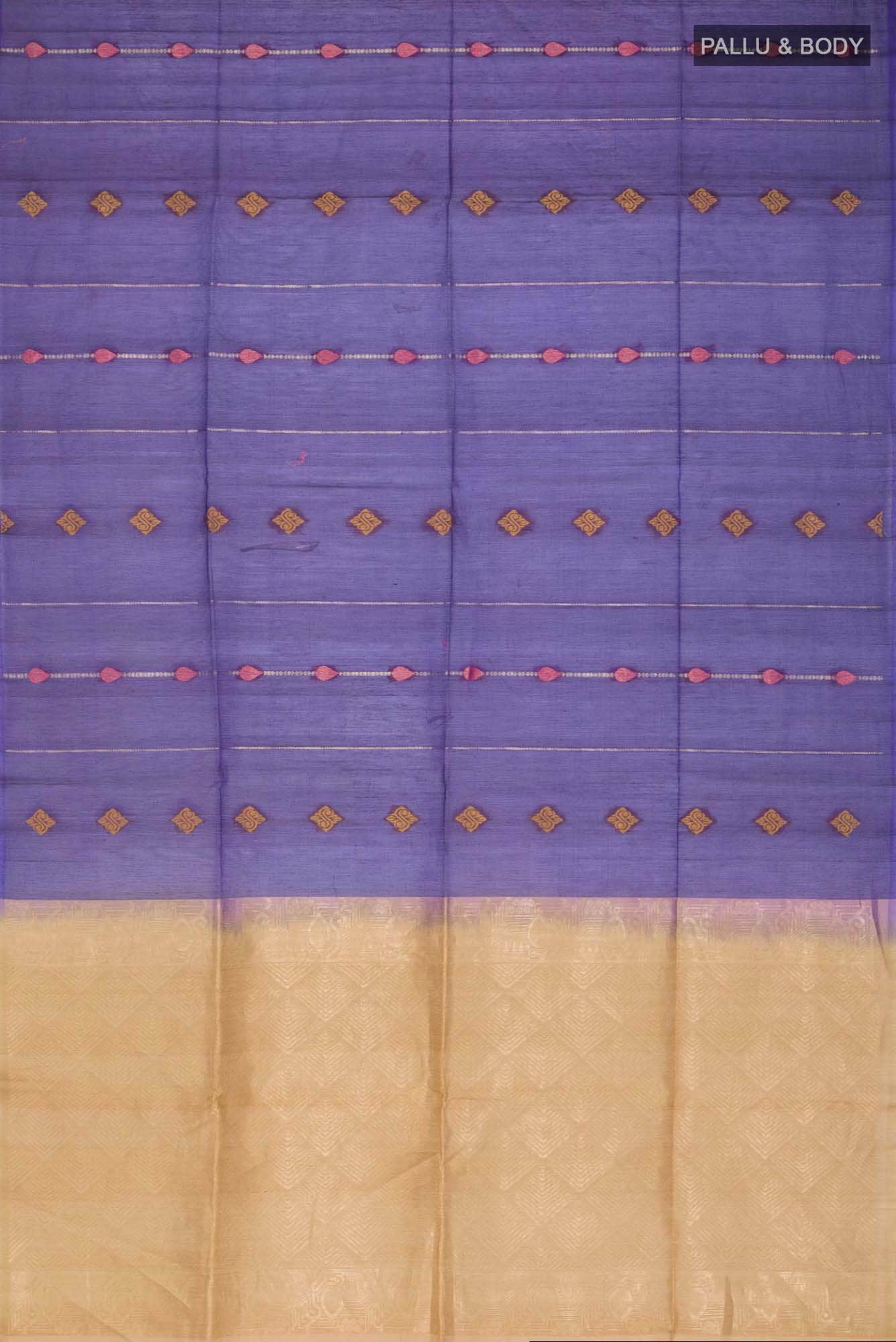 Blue Silk Cotton Saree