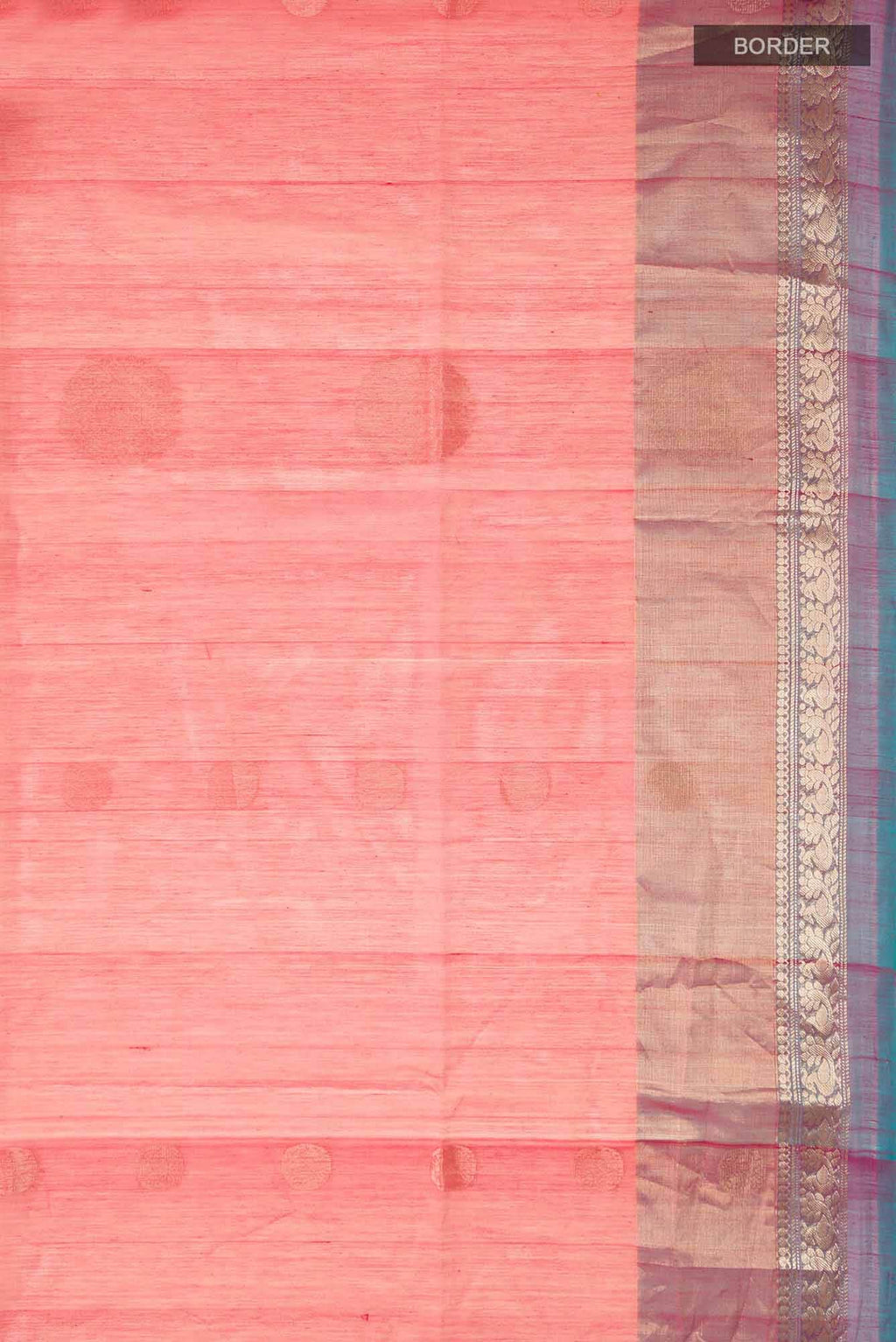 Pink with Yellow Dual Tone Silk Cotton Saree