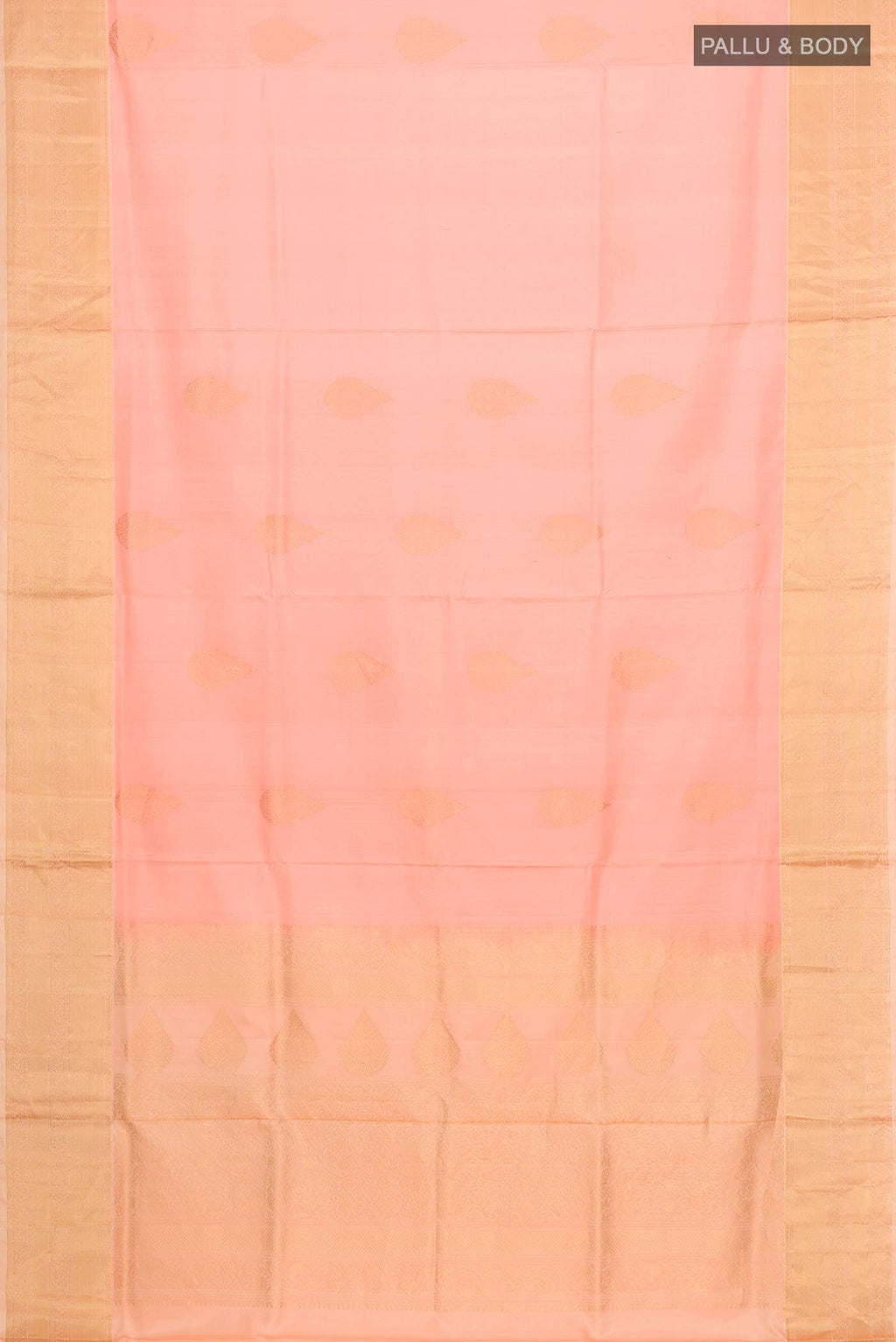 Peach Soft Silk Saree