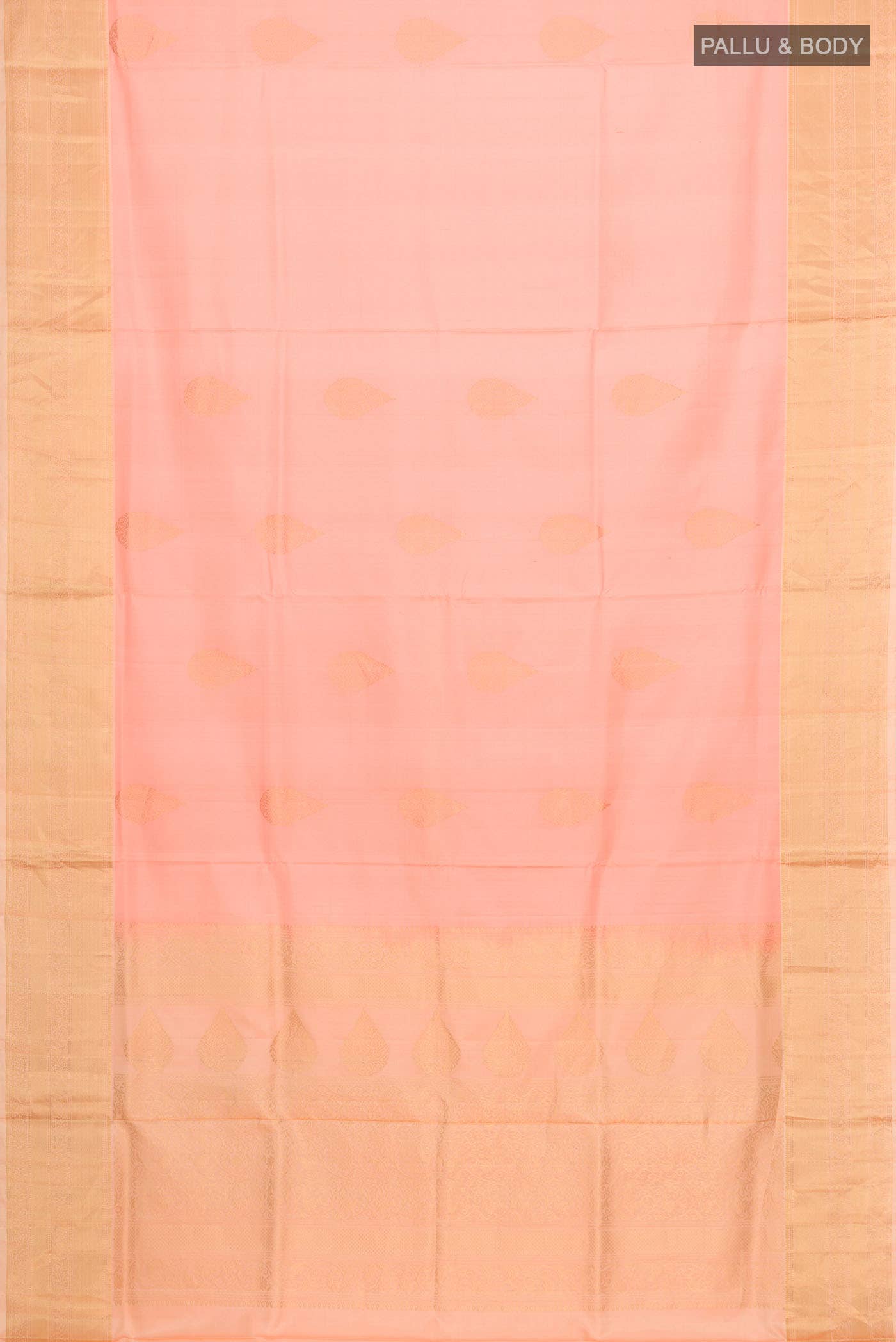 Peach Soft Silk Saree