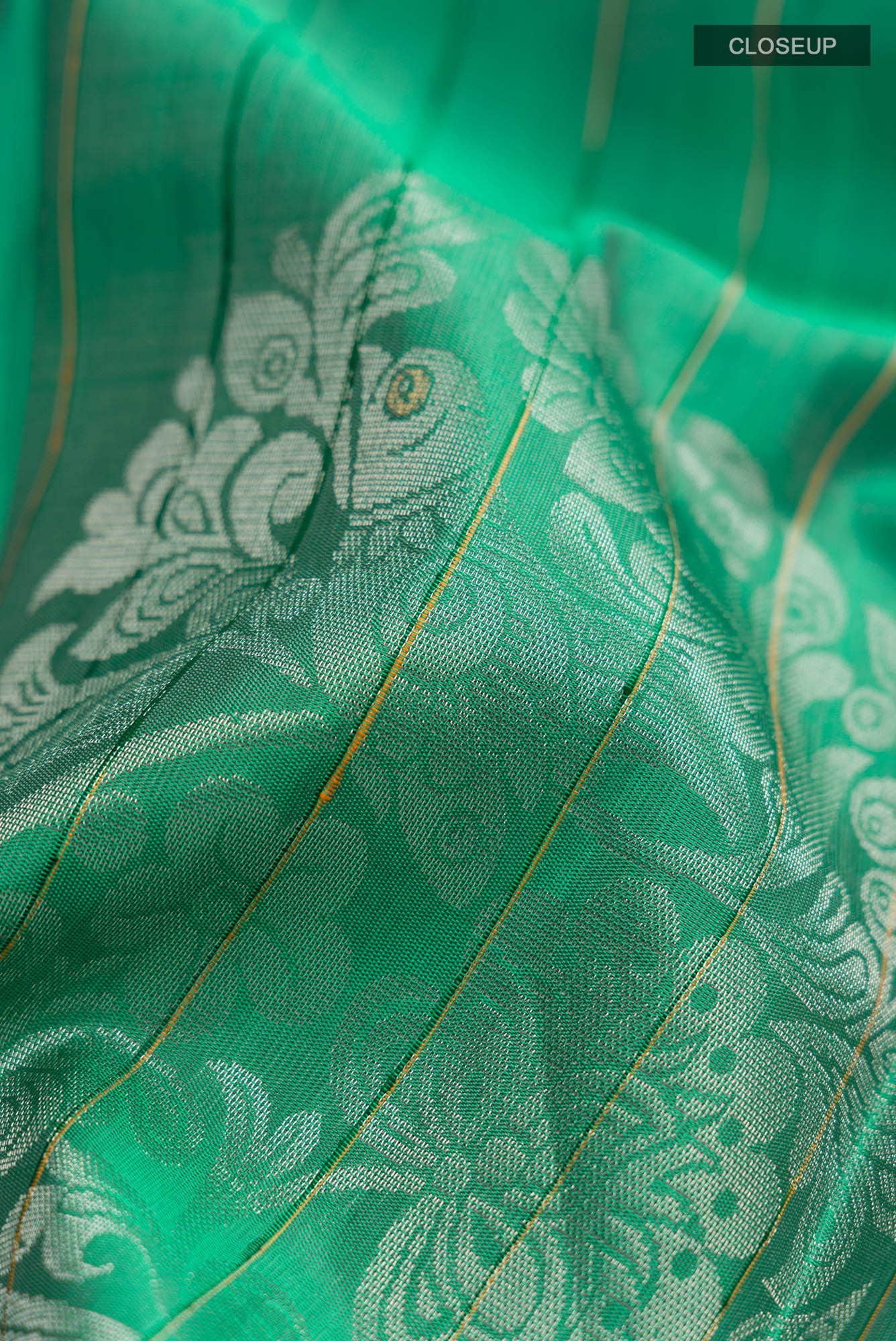 Green Kanchipuram Silk Saree