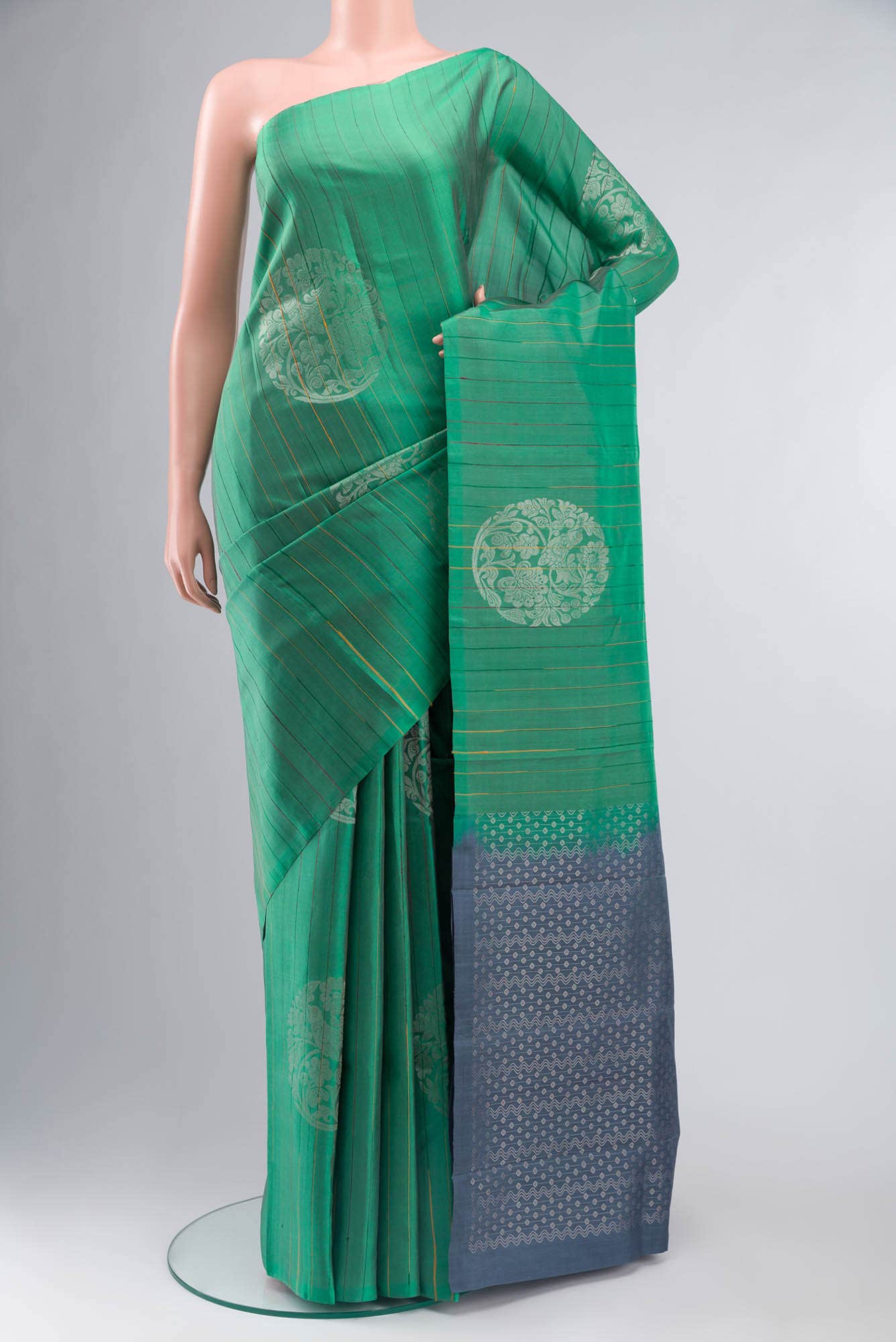 Green Kanchipuram Silk Saree