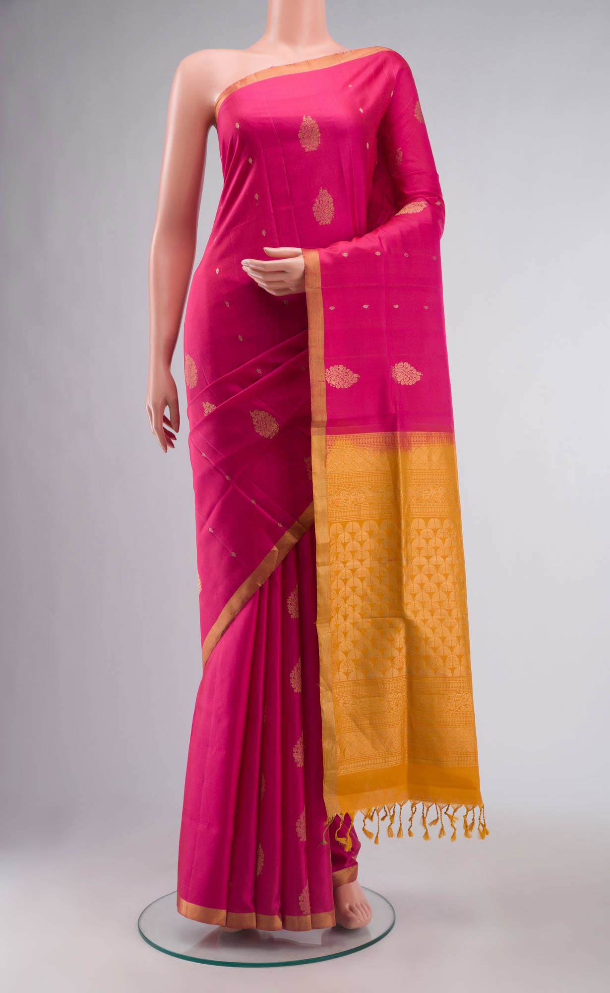 Pink Soft Silk Saree