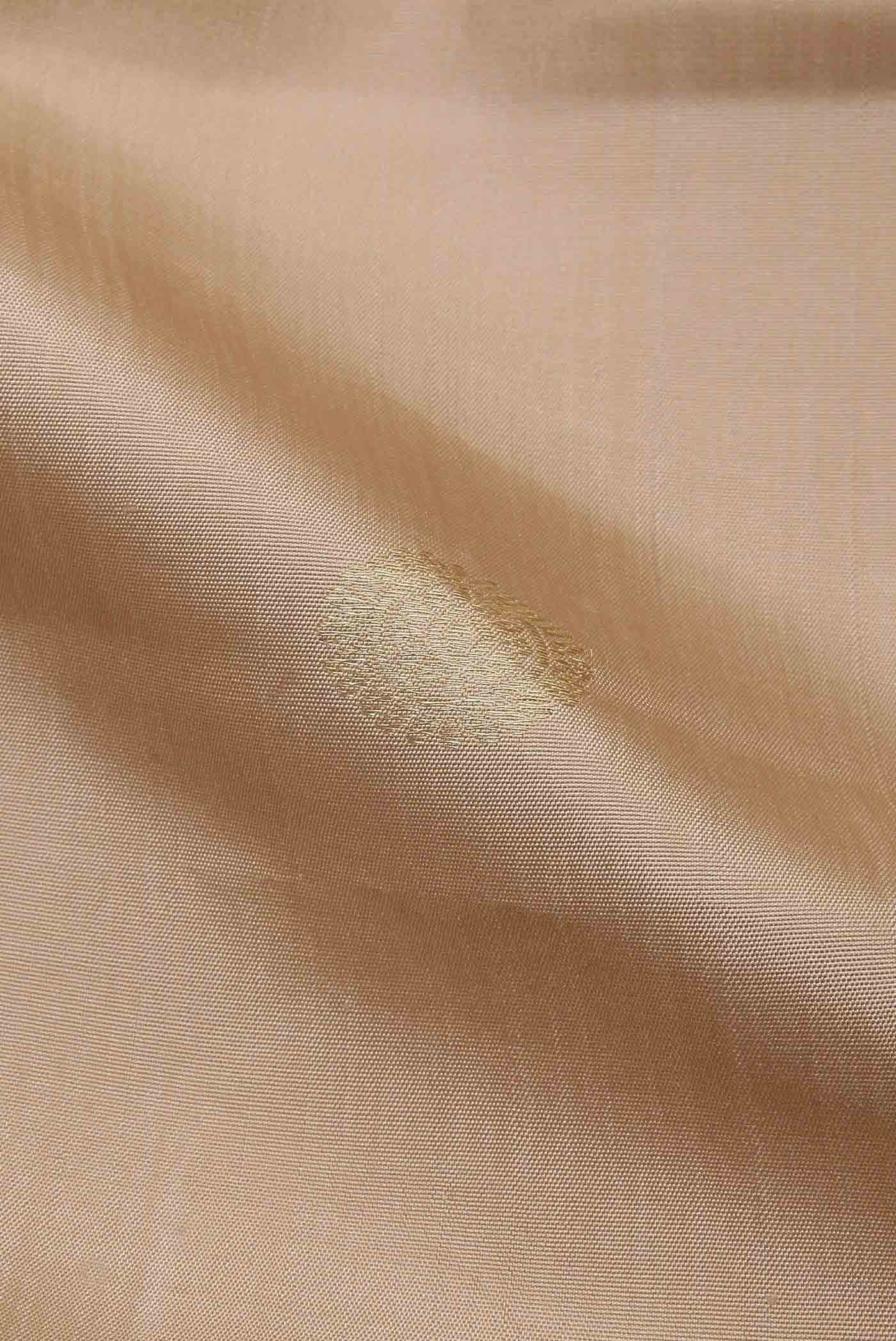 Beige Kanchipuram Silk Saree