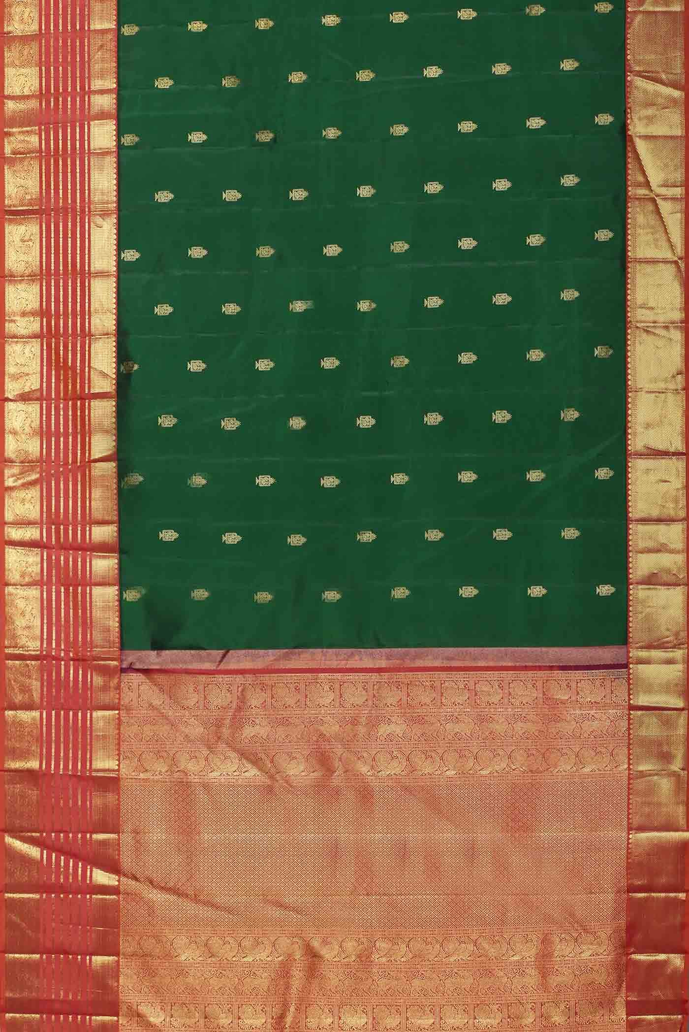 Green Kanchipuram Silk Saree
