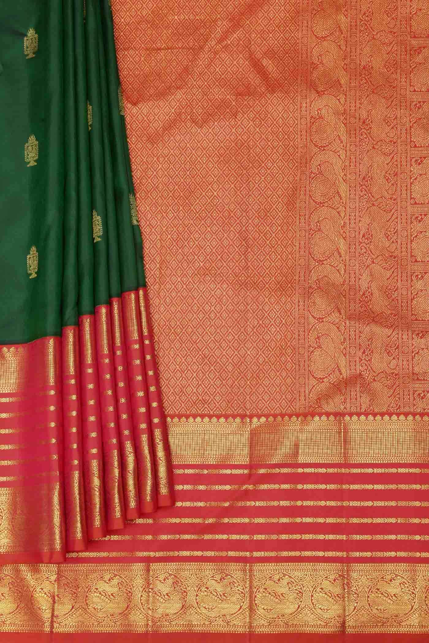 Green Kanchipuram Silk Saree