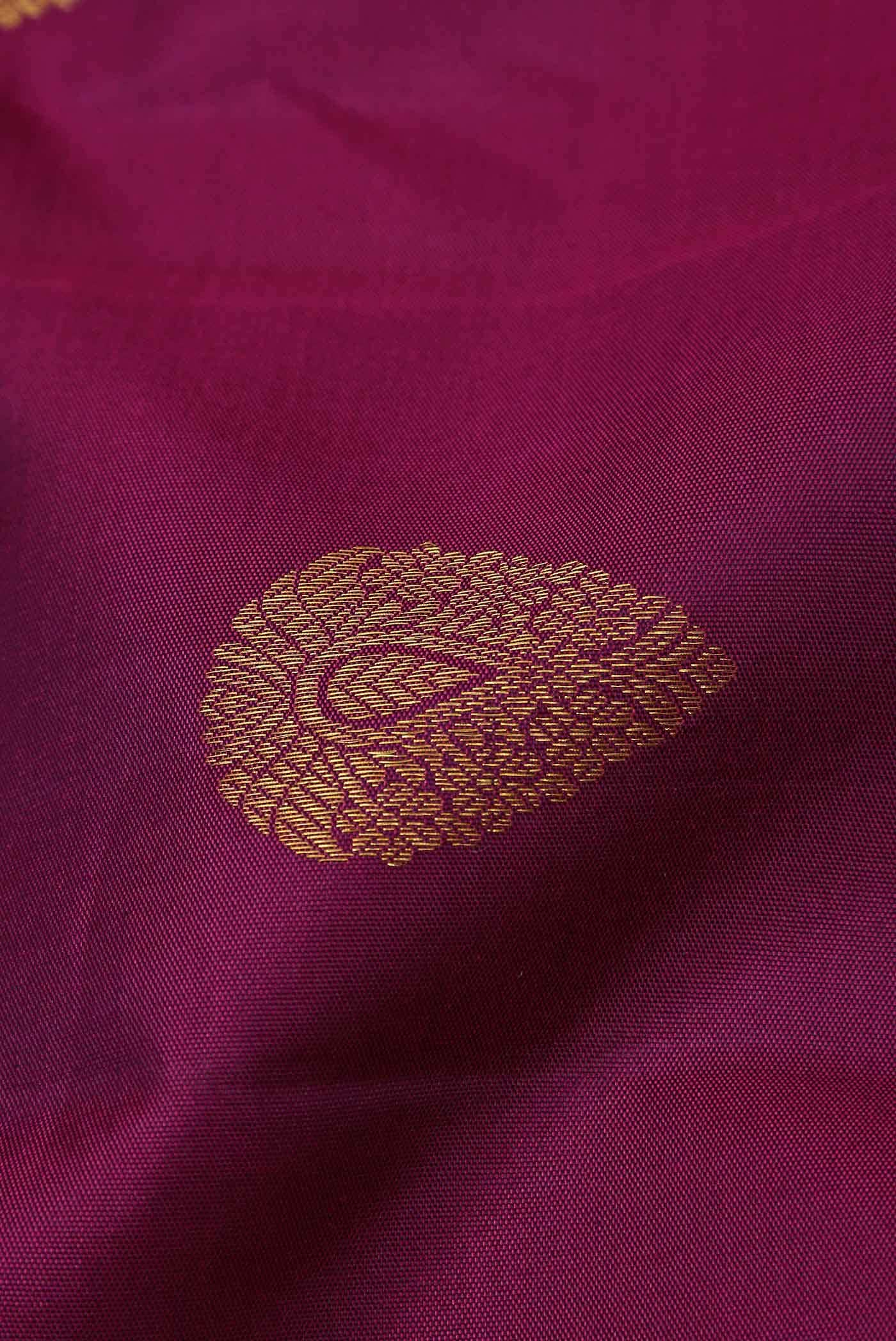 Magenta Kanchipuram Silk Saree