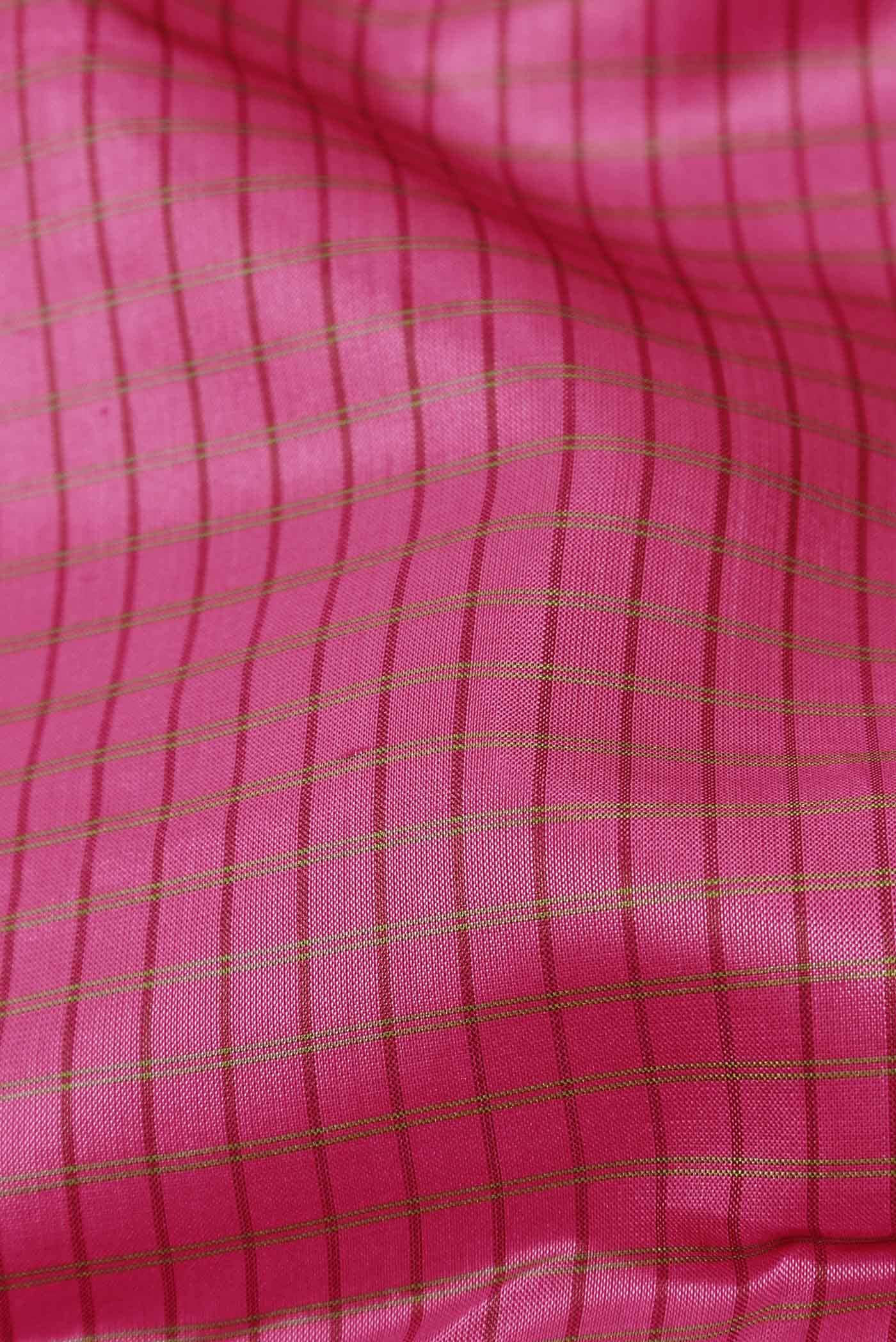 Pink Kanchipuram Silk Saree
