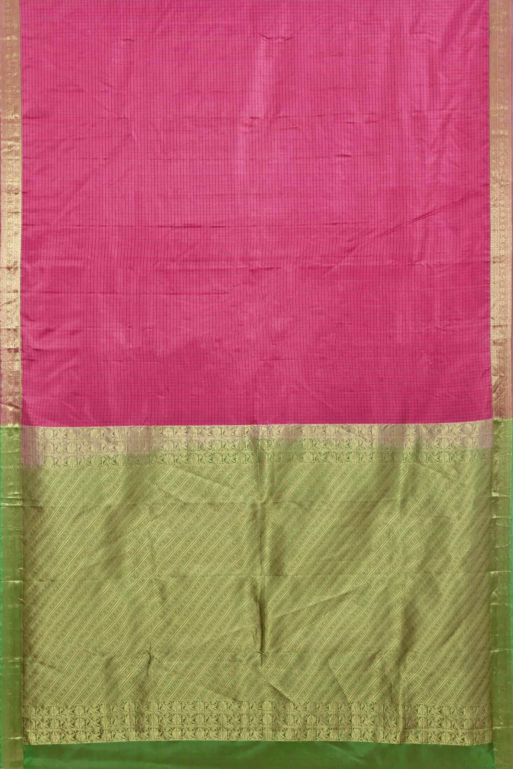 Pink Kanchipuram Silk Saree
