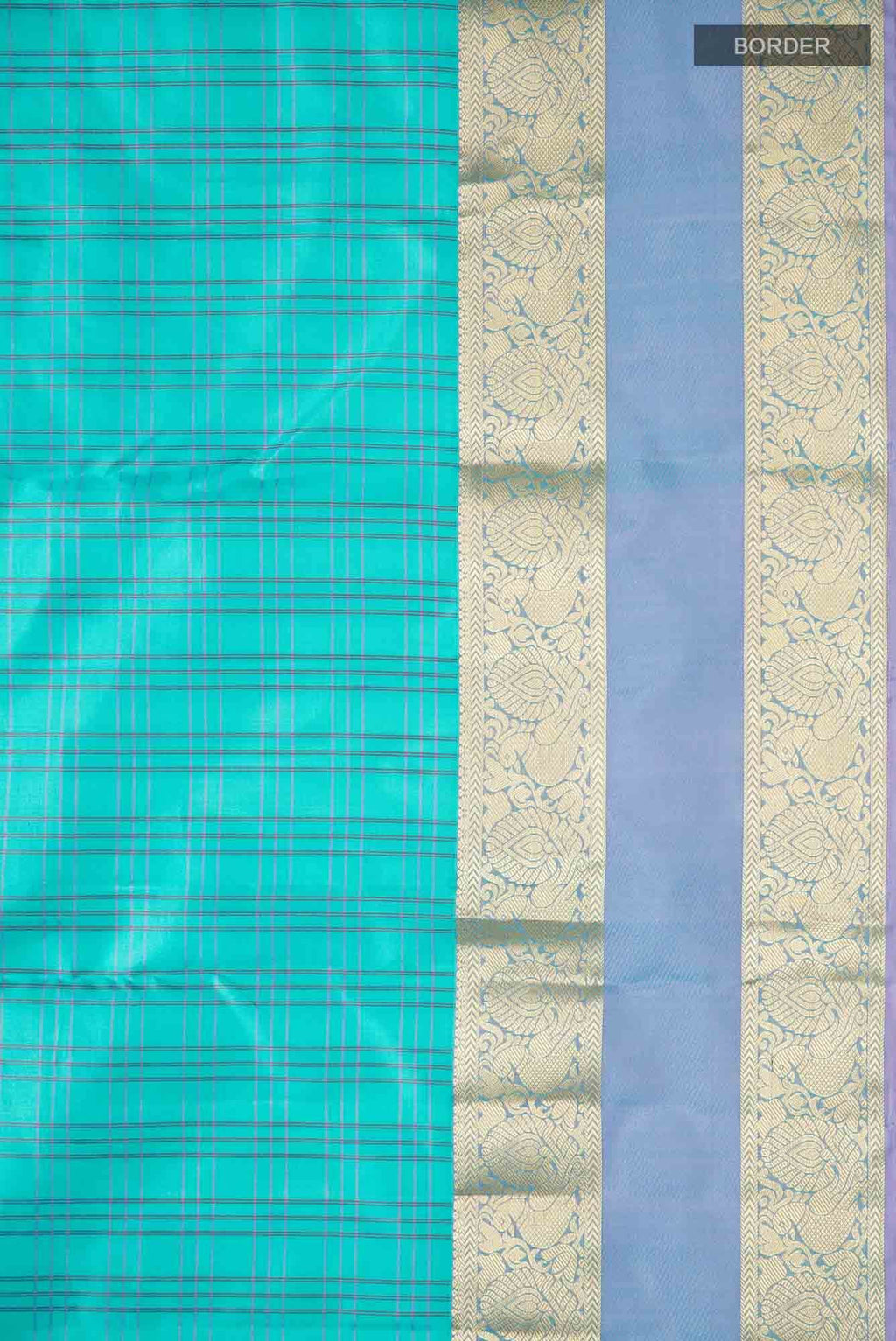 Blue Kanchipuram Silk Saree
