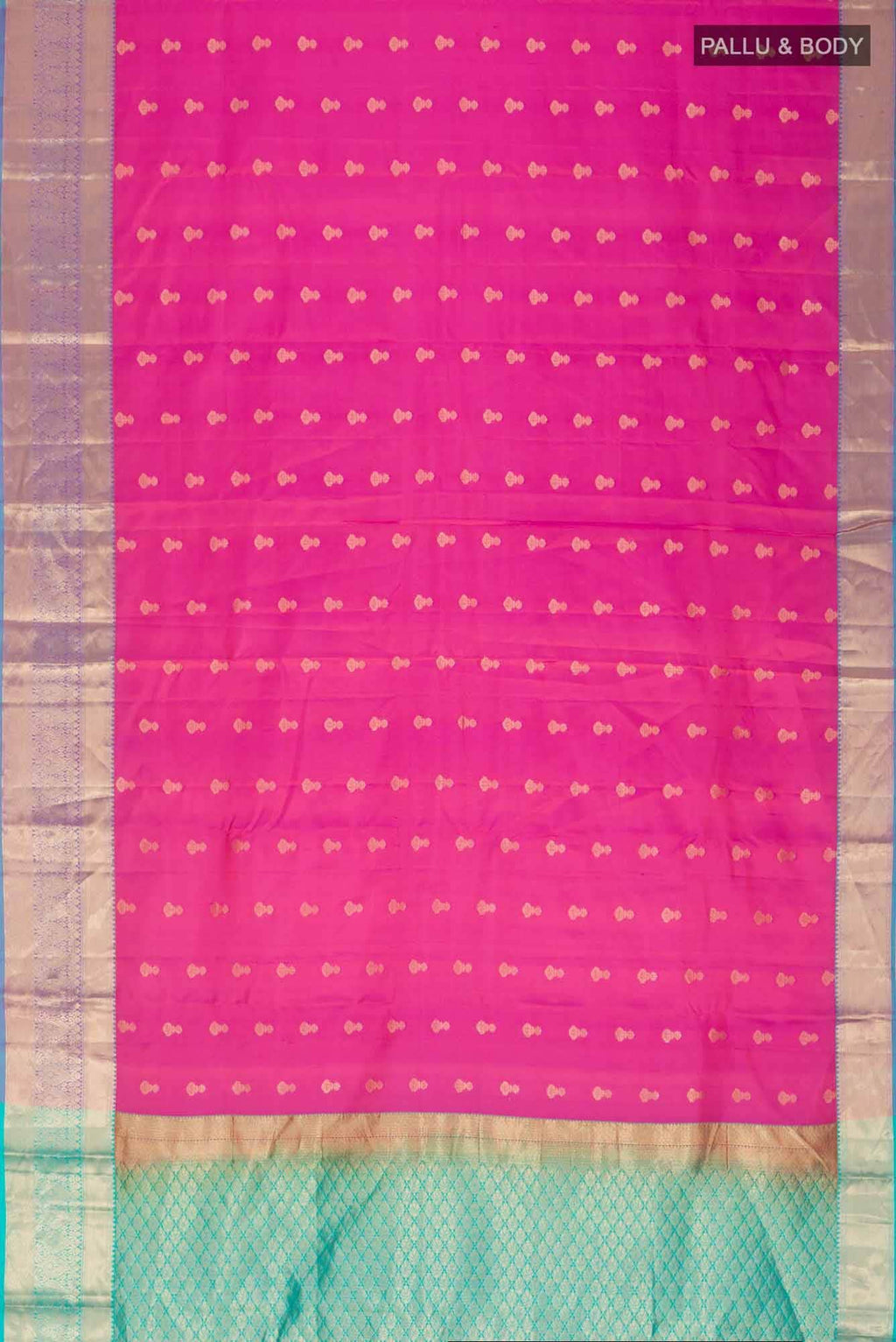 Pink Kanchipuram Silk Saree