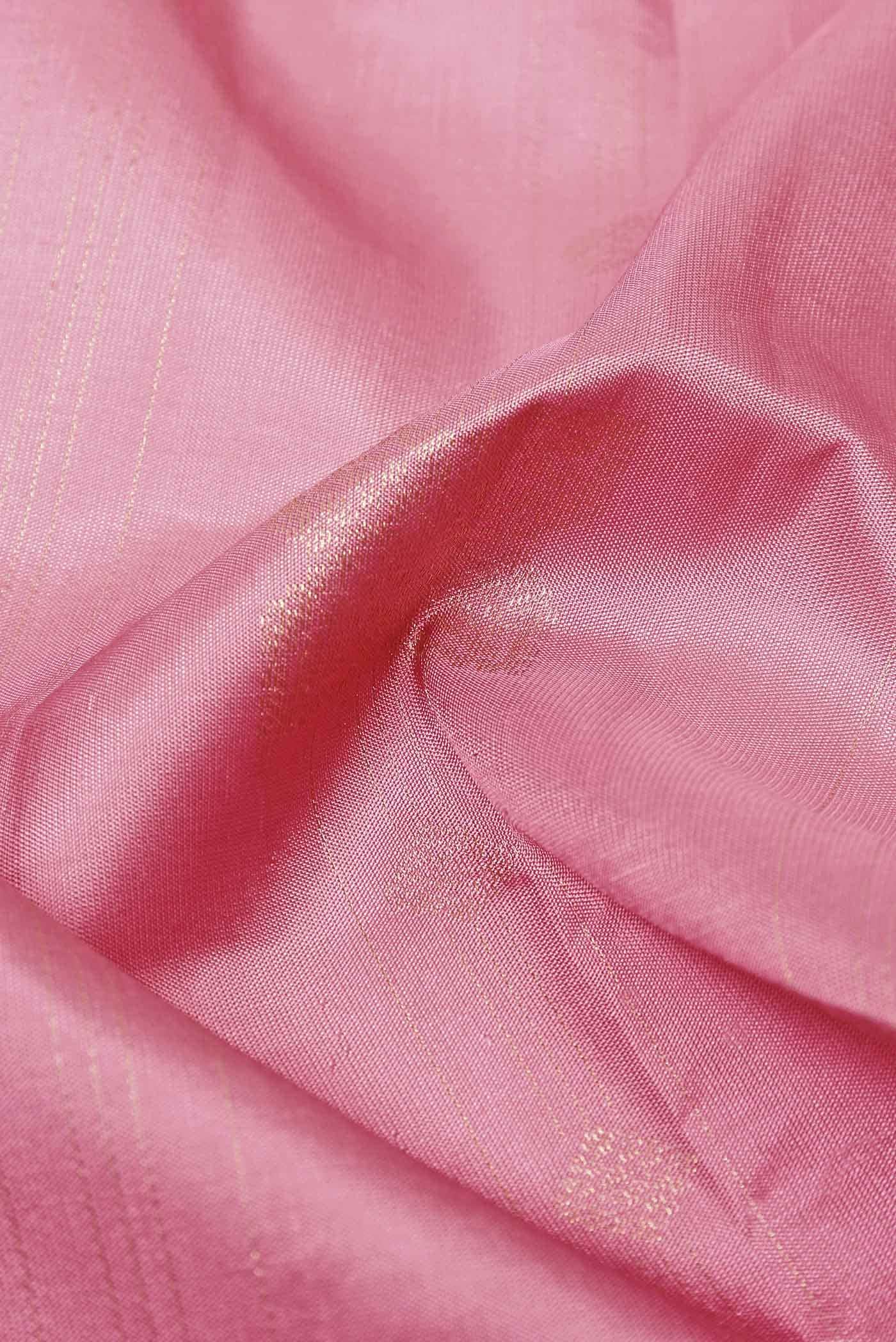 Pink Kanchipuram Silk Saree