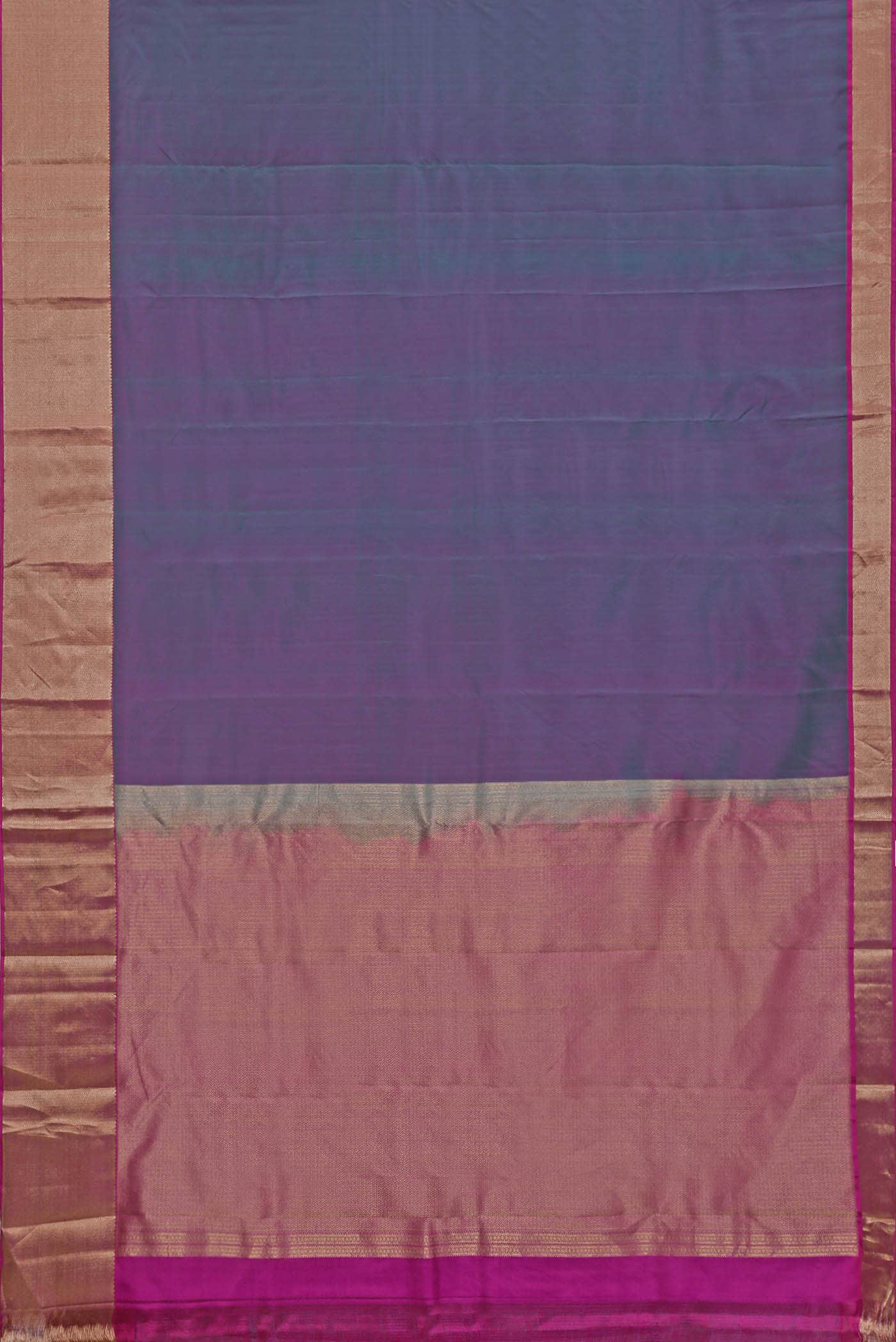 Blue Kanchipuram Silk Saree