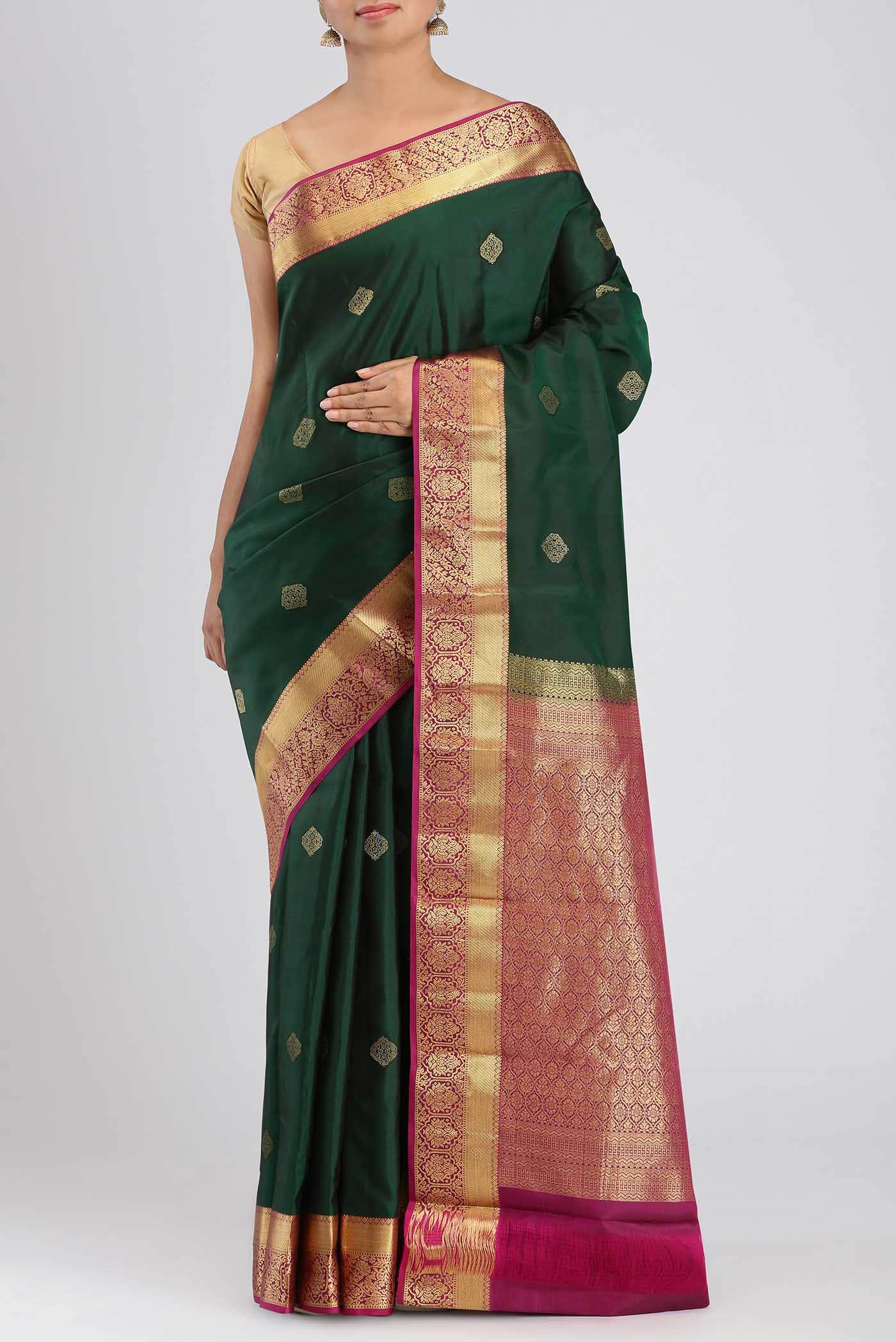 Green Kanchipuram Silk Saree