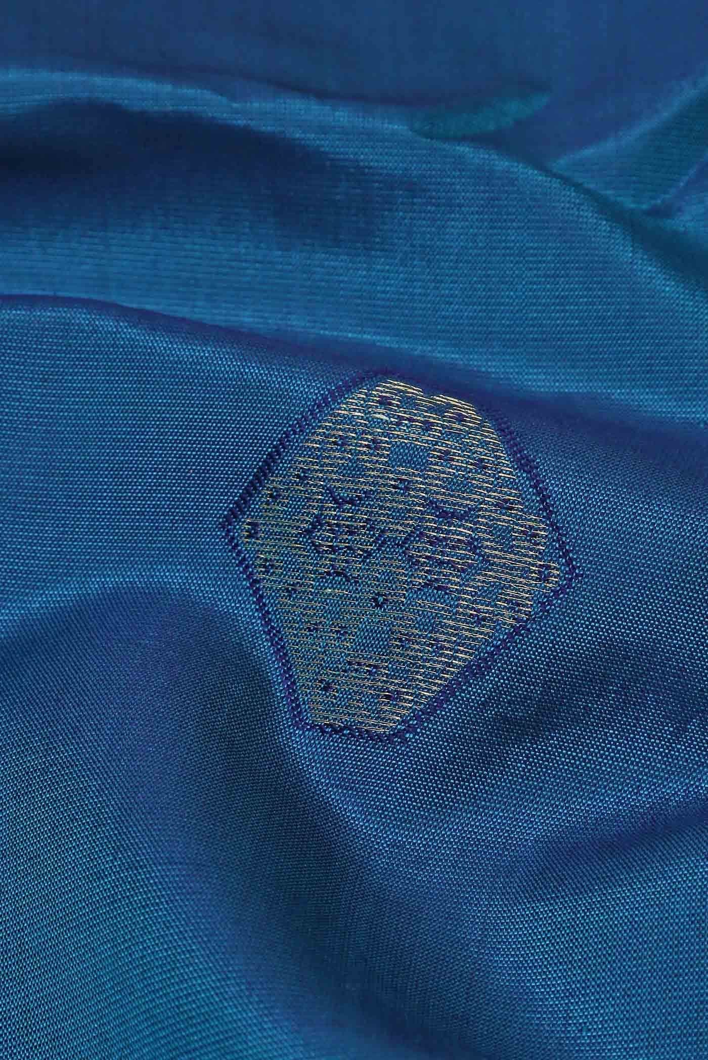 Blue Kanchipuram Silk Saree