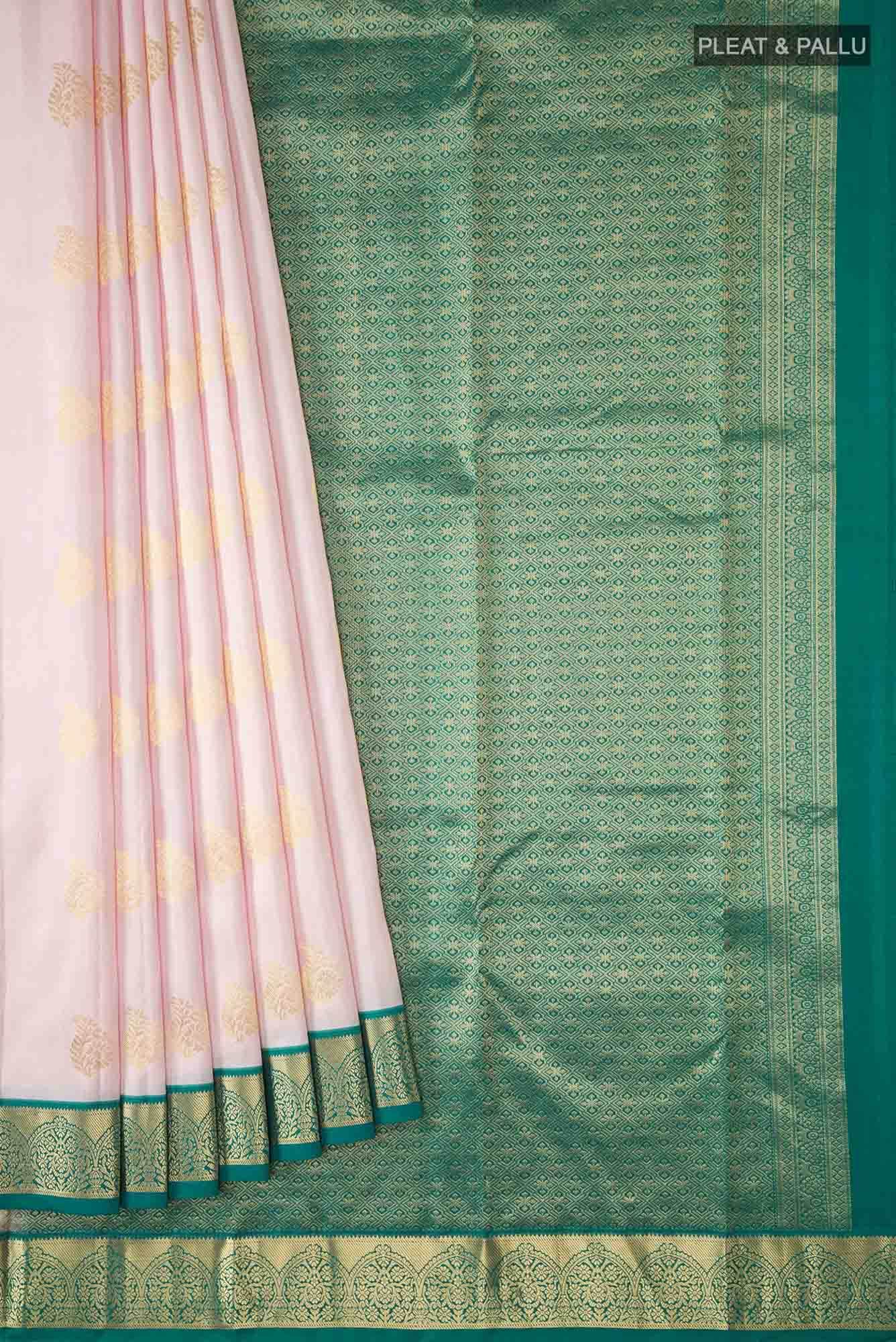 Pink Kanchipuram Silk Saree
