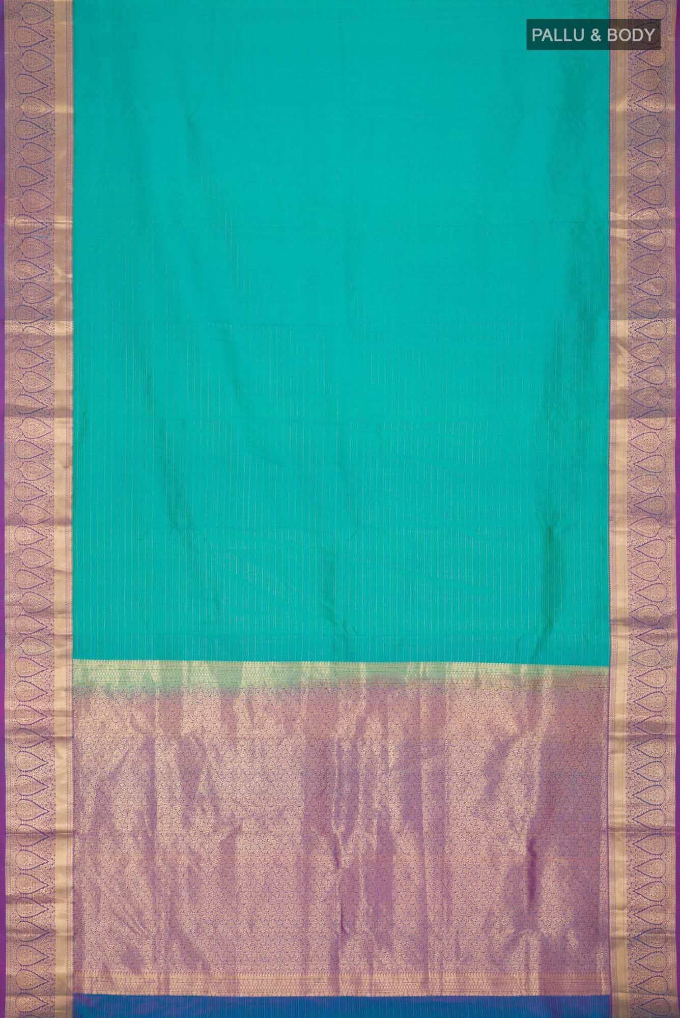 Blue Kanchipuram Silk Saree
