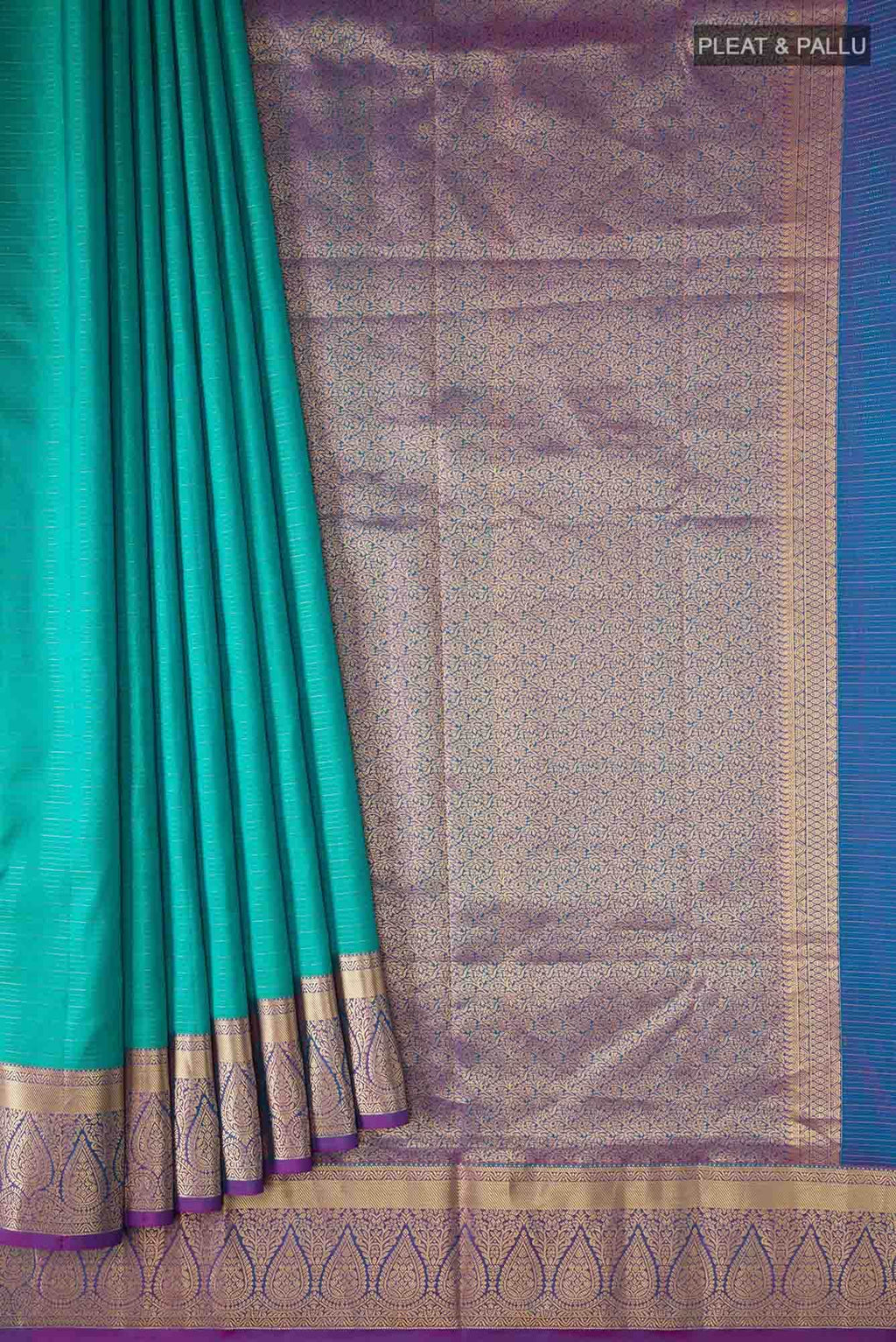 Blue Kanchipuram Silk Saree