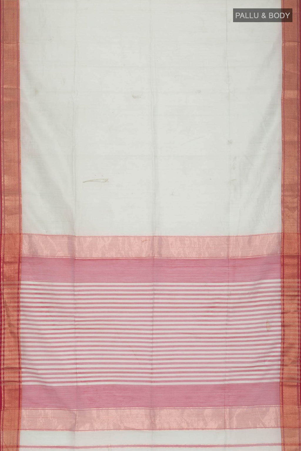 Light Green Maheshwari Silk Cotton Saree