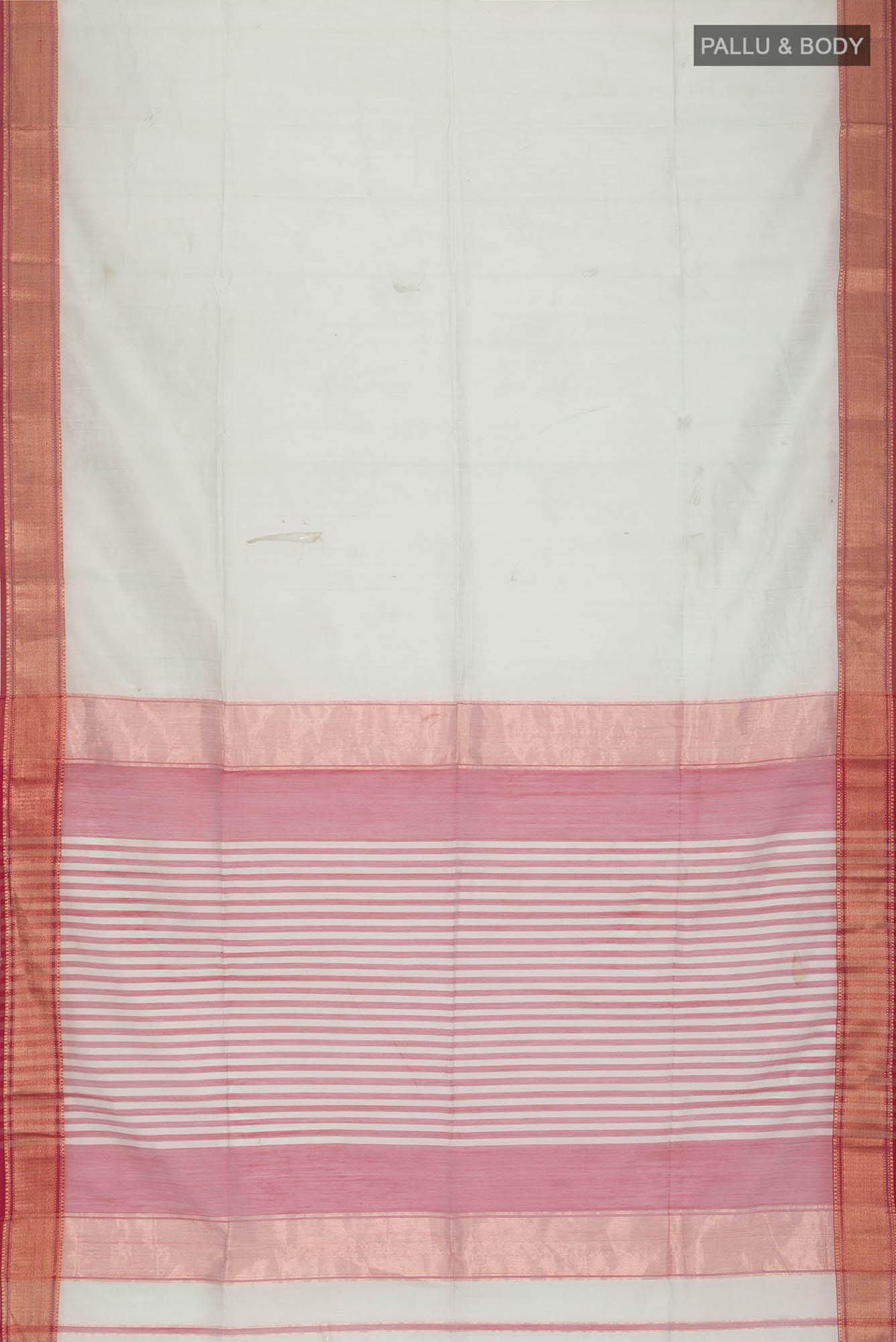 Light Green Maheshwari Silk Cotton Saree
