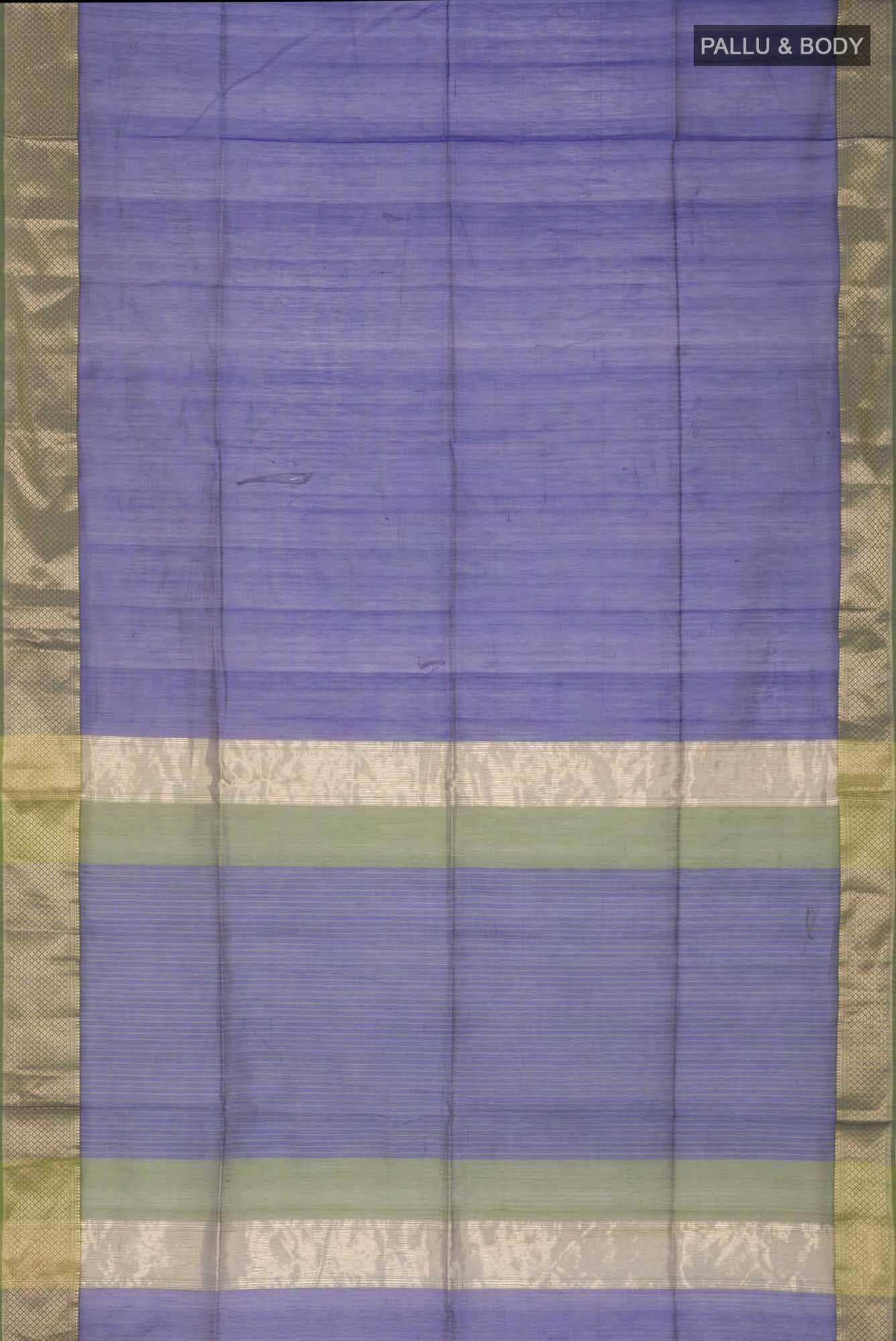 Blue Maheshwari Silk Cotton Saree
