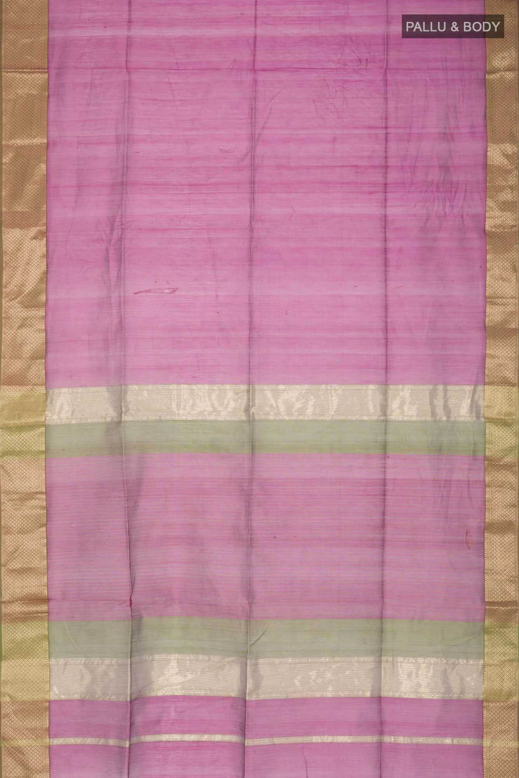 Magenta Maheshwari Silk Cotton Saree
