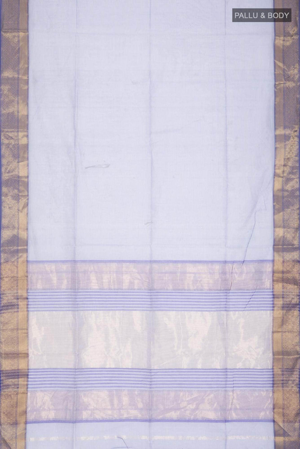 Blue Maheshwari Silk Cotton Saree
