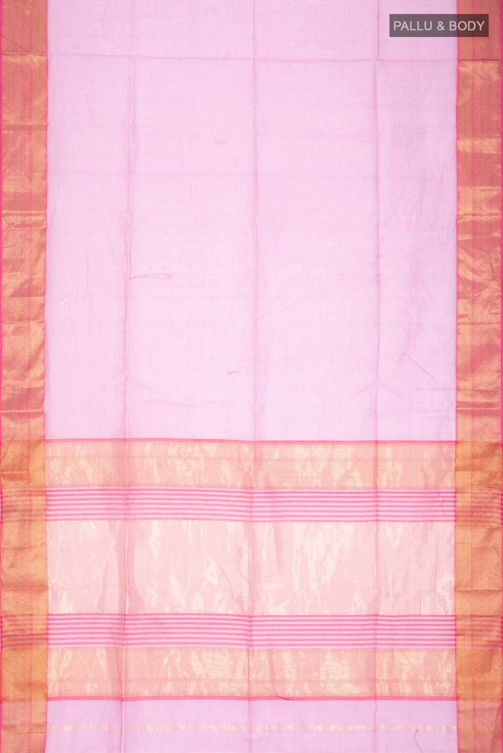 Lavender Maheshwari Silk Cotton Saree