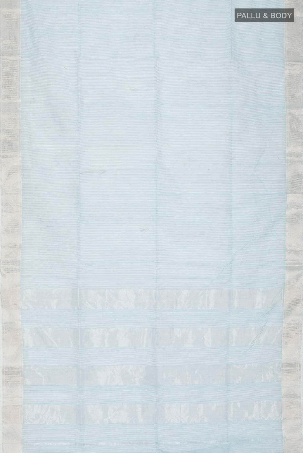 Light Blue Maheshwari Silk Cotton Saree