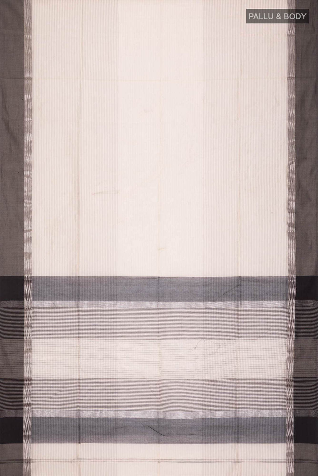 Beige Maheshwari Silk Cotton Saree