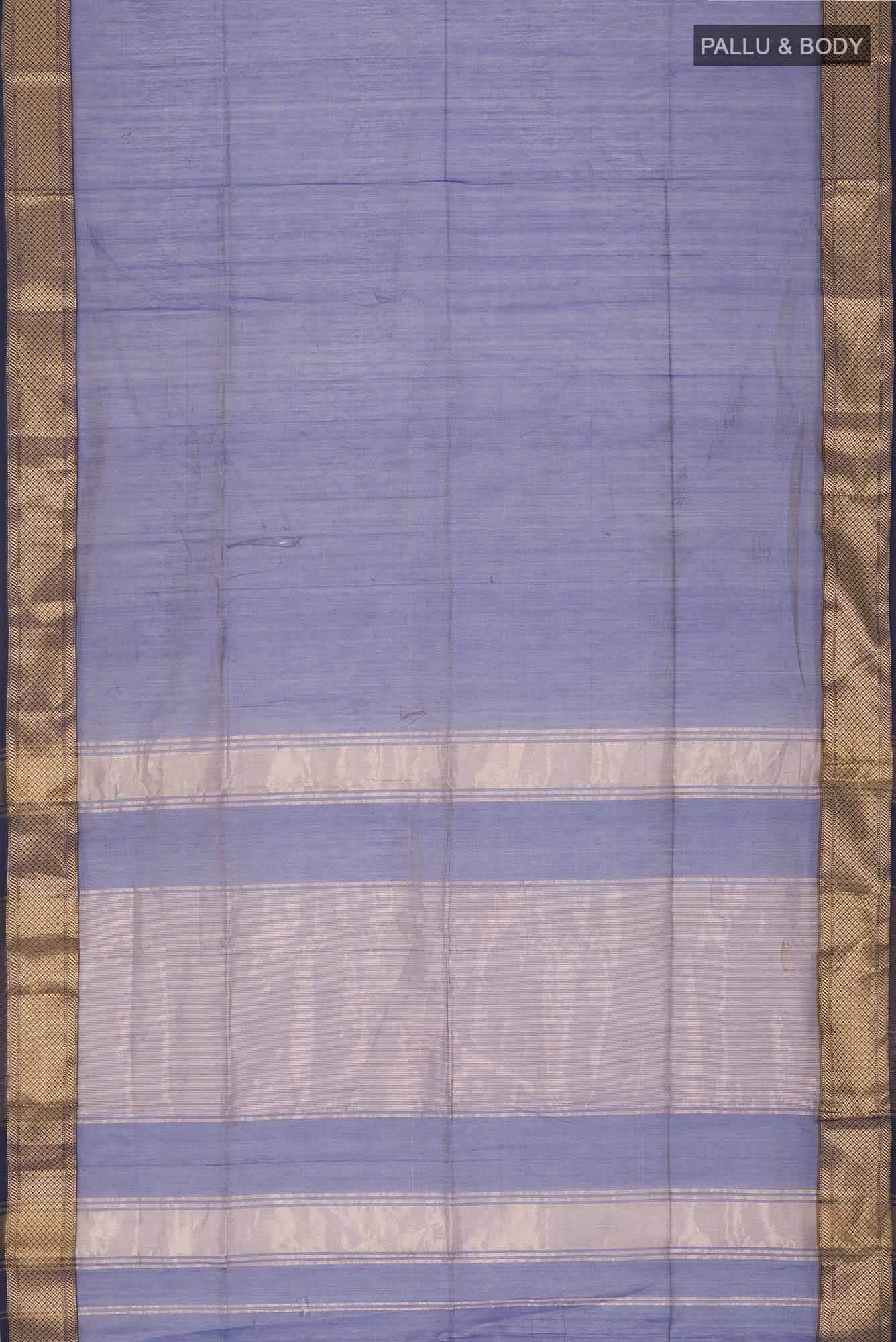Blue Maheshwari Silk Cotton Saree
