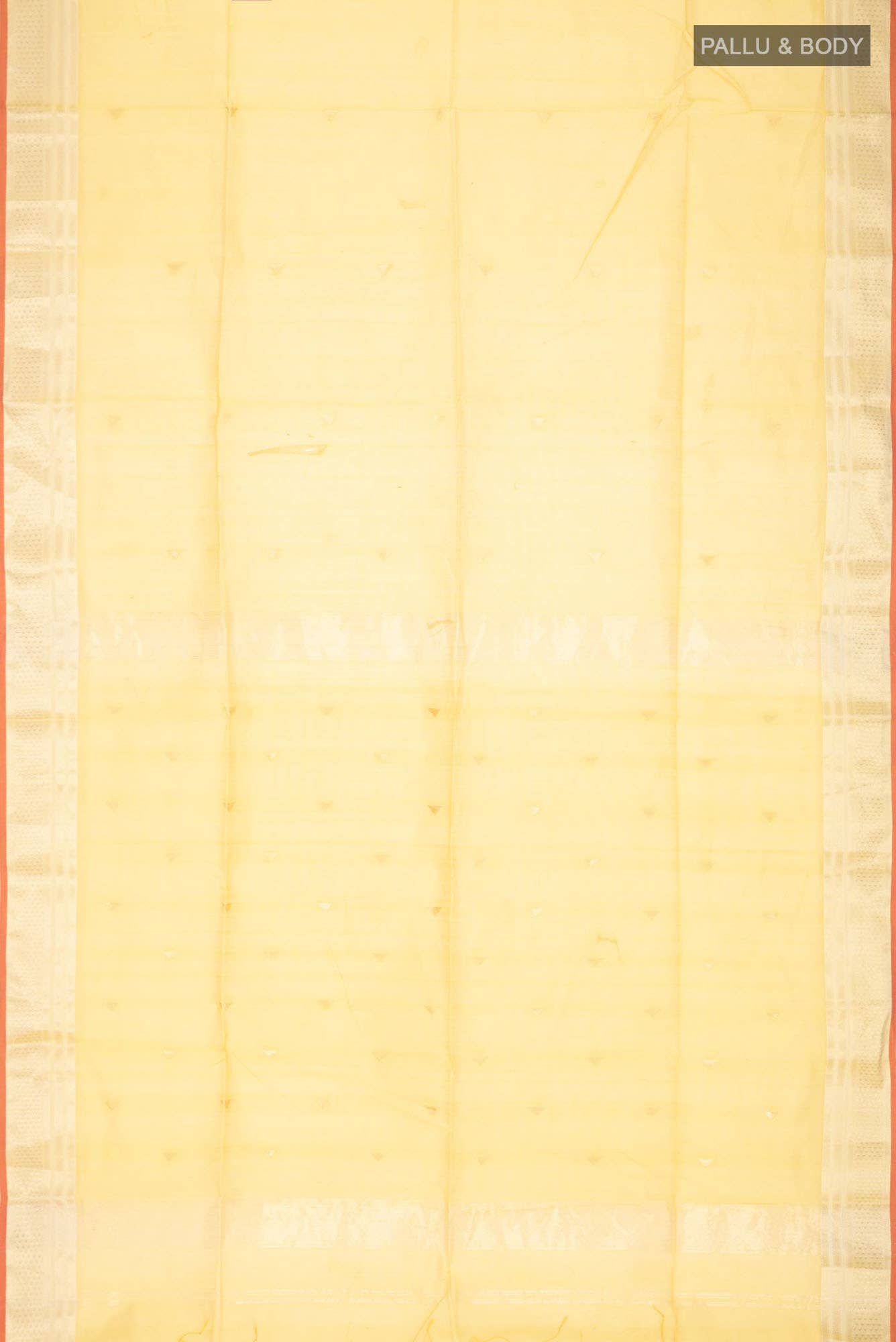 Yellow Maheshwari Silk Cotton Saree