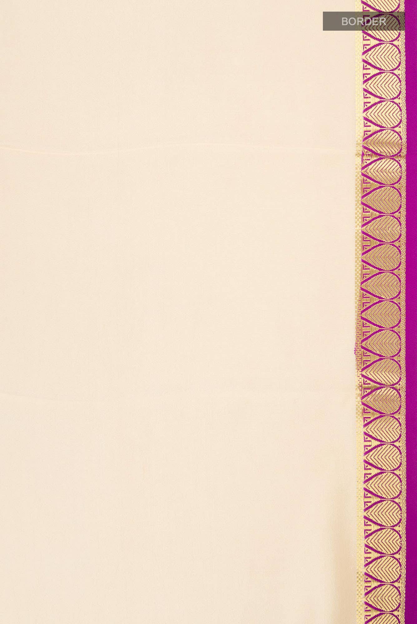 Pure Silk Pure Zari Sandal Mysore Crepe Saree