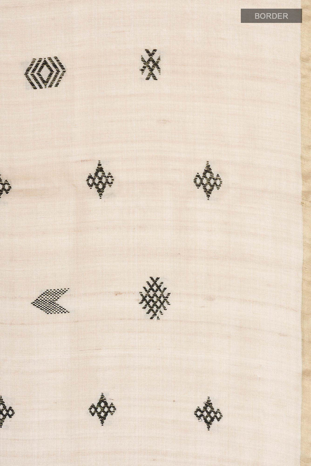 Beige MP Tussar Saree