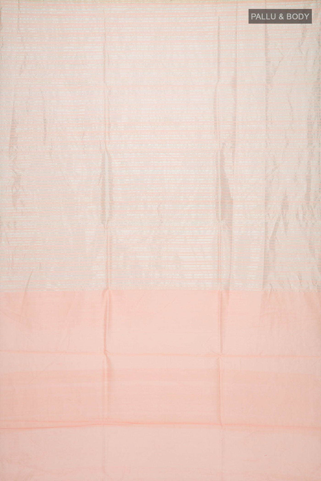 Peach Maheshwari Silk Cotton Saree