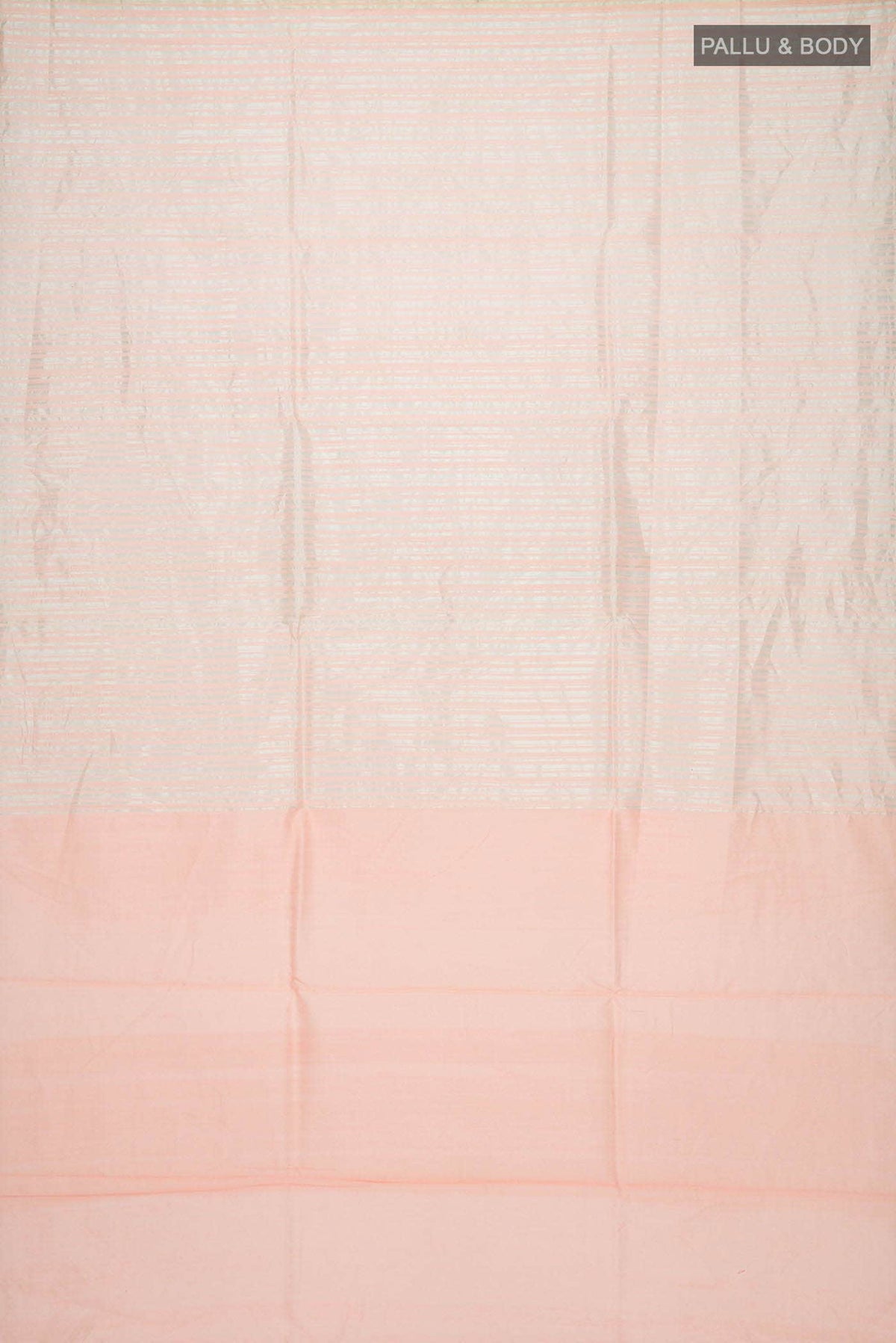 Peach Maheshwari Silk Cotton Saree