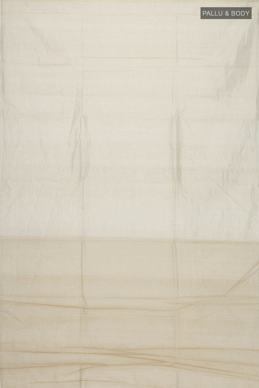 Beige Maheshwari Silk Cotton Saree