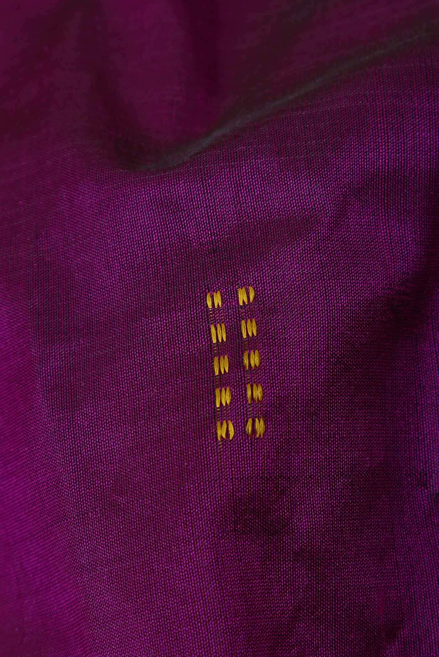 Purple Kanchipuram Silk Saree