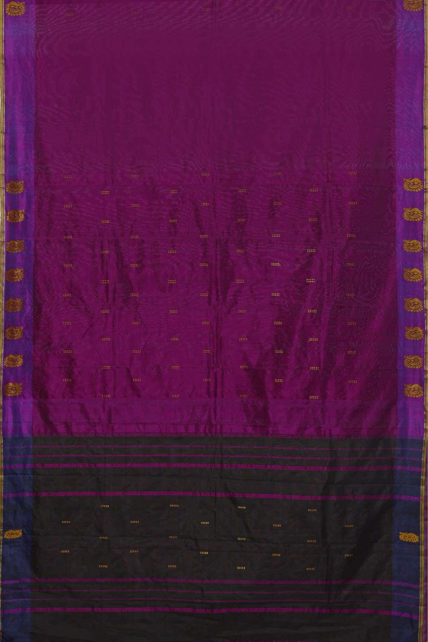 Purple Kanchipuram Silk Saree