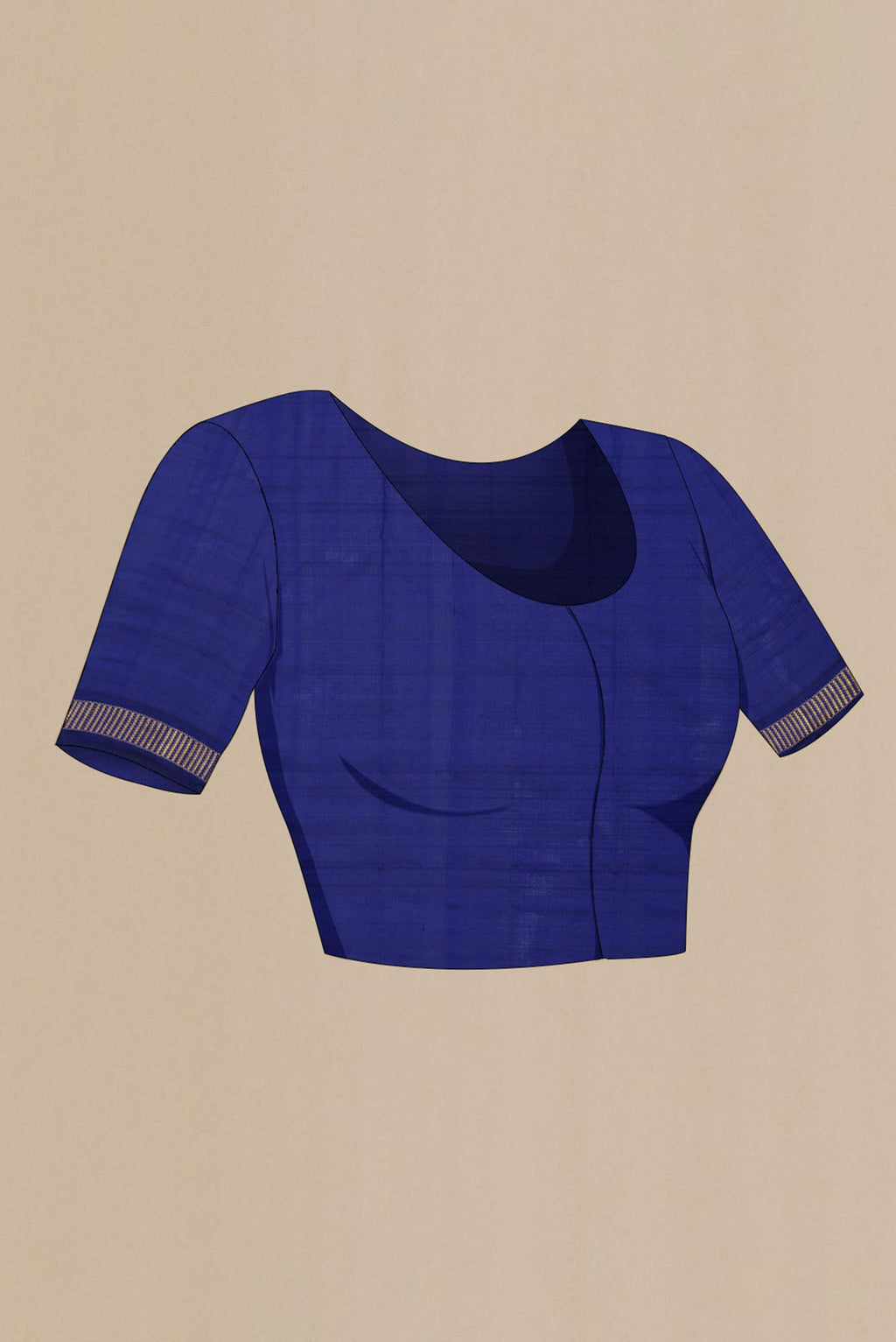 Blue Kanchipuram Silk Saree