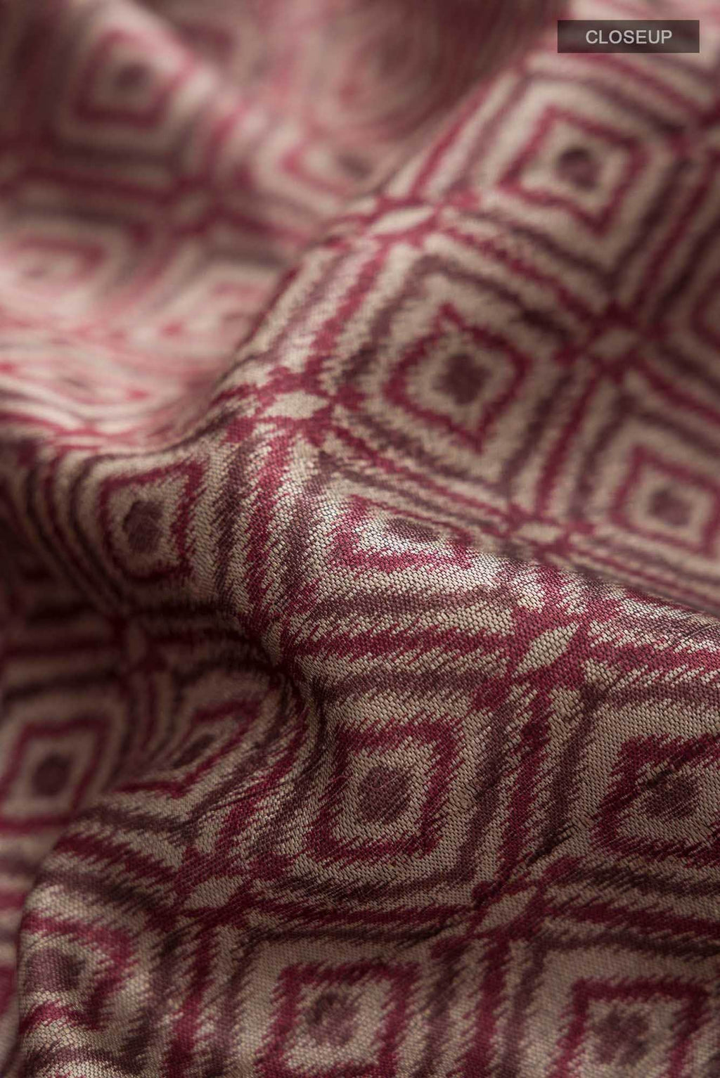 Brown Bhagalpuri Tussar Silk Saree