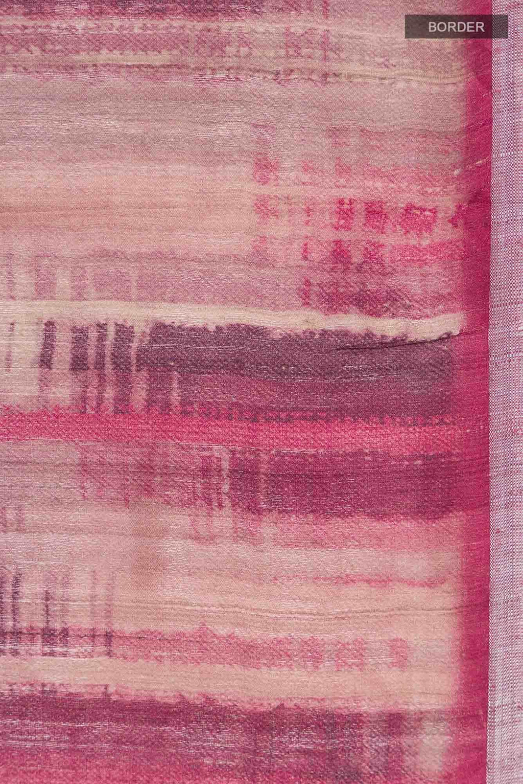 Mauve Tussar Silk Saree