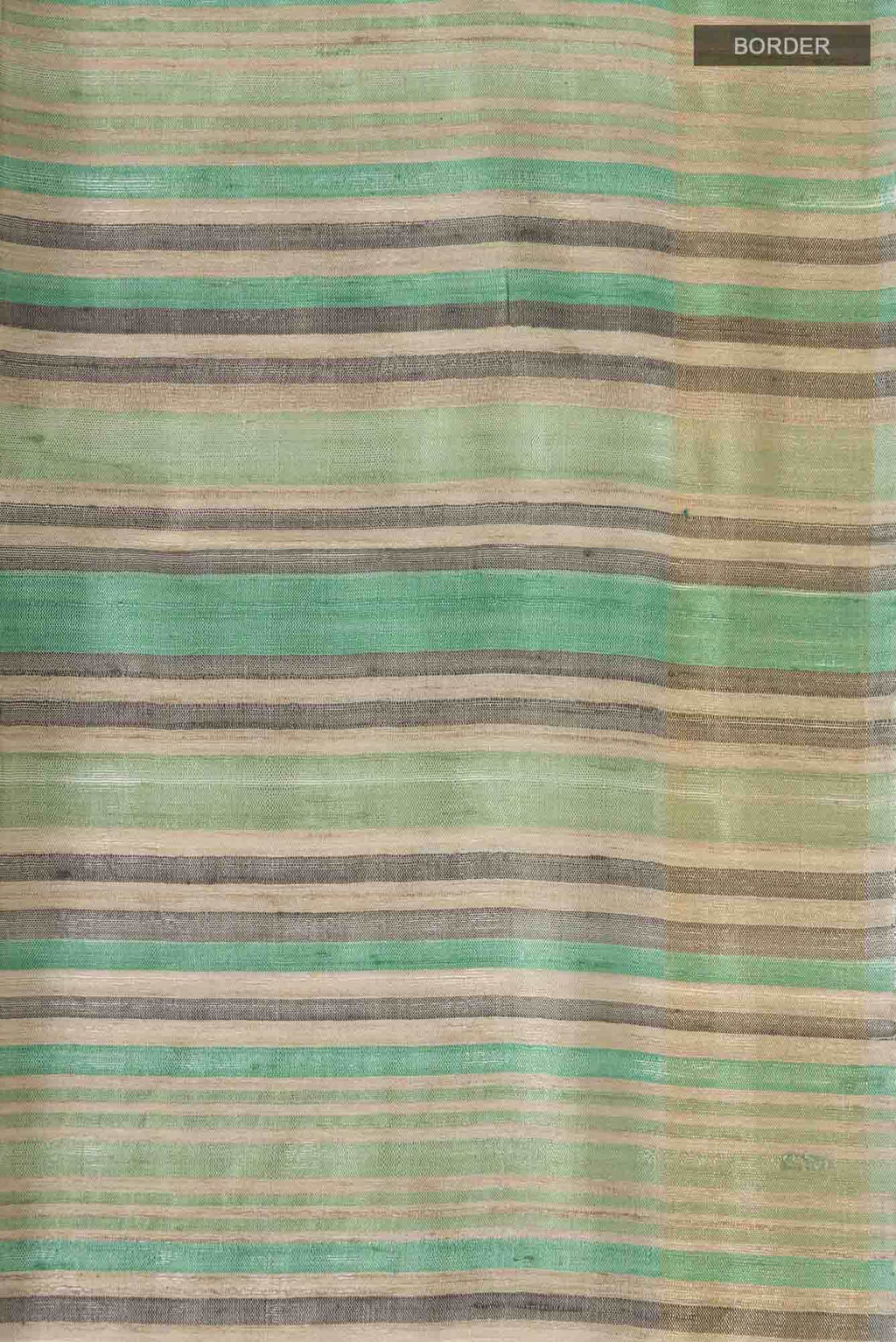 Beige Tussar Silk Saree