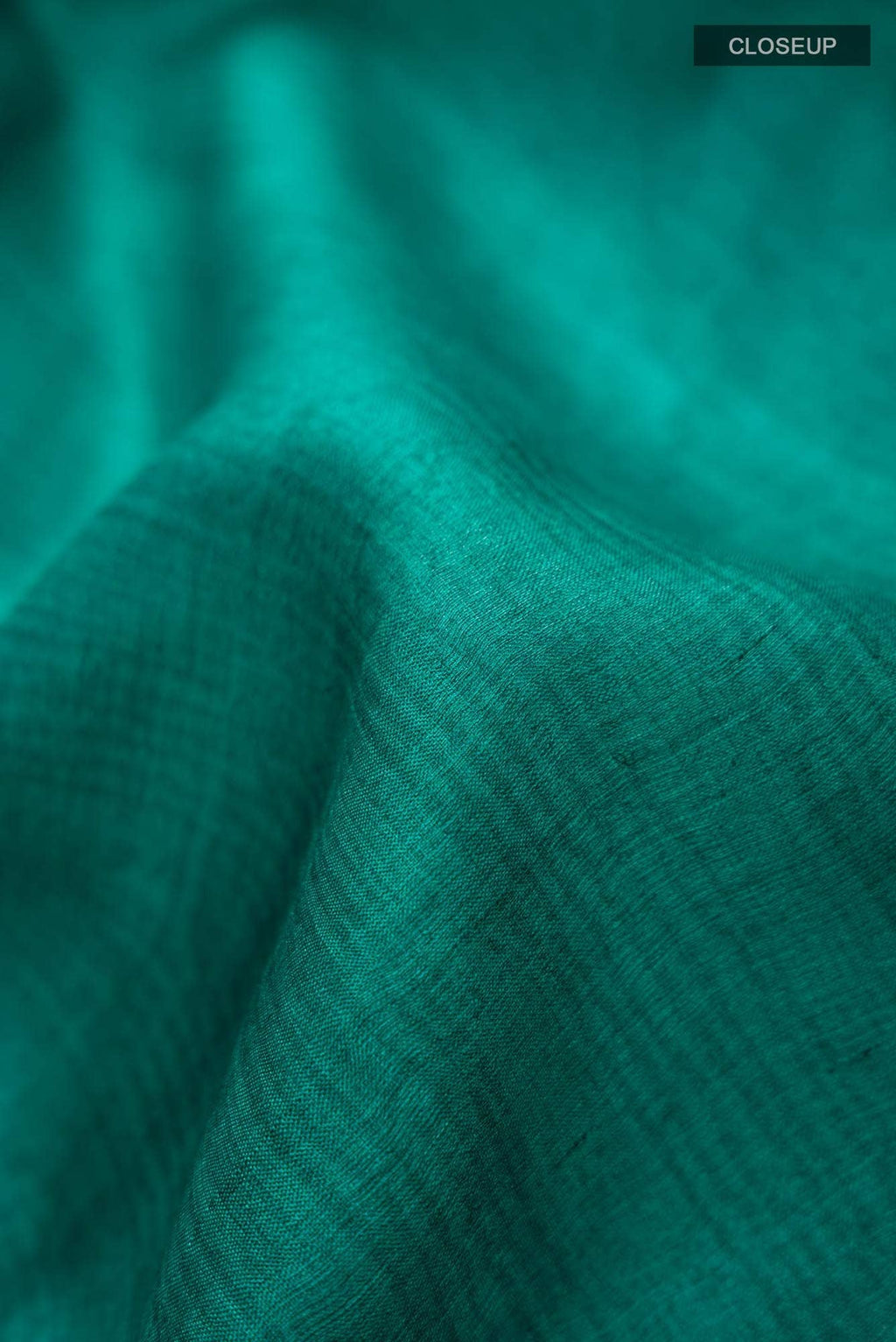 Green Bhagalpuri Tussar Silk Saree