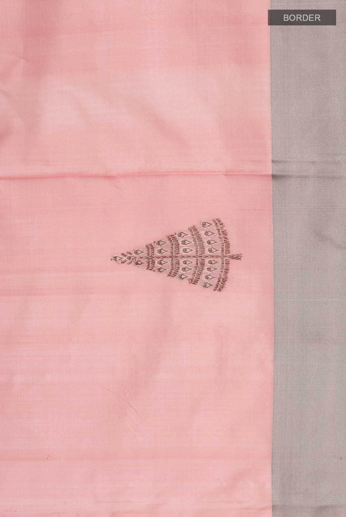 Pink Banarasi Silk Saree